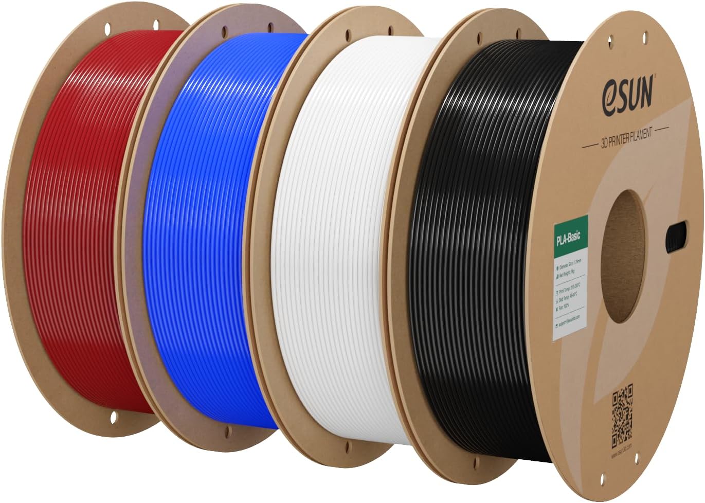 Detalle de eSUN PLA 1,75 mm filamento 4×1 kg per stampa 3D 🎨