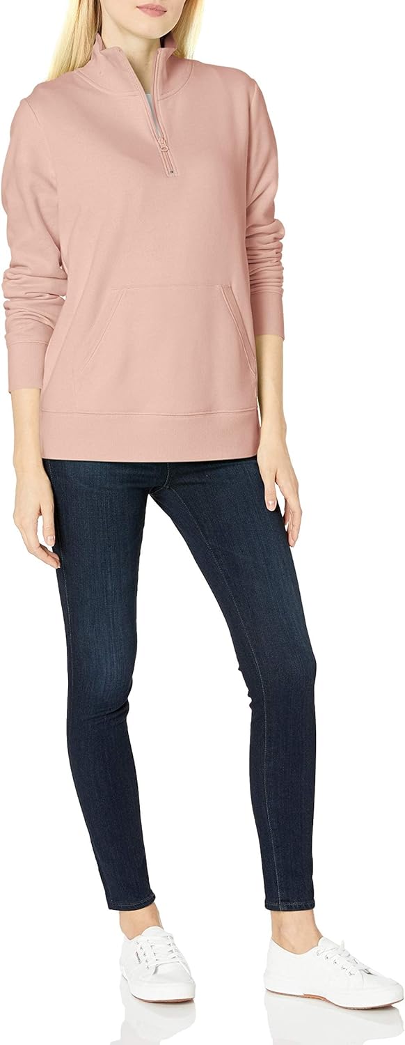 Thumbnail 2 de Amazon Essentials Women's Long-Sleeve Fleece Quarter-Zip Jumper (Available in Plus Sizes)