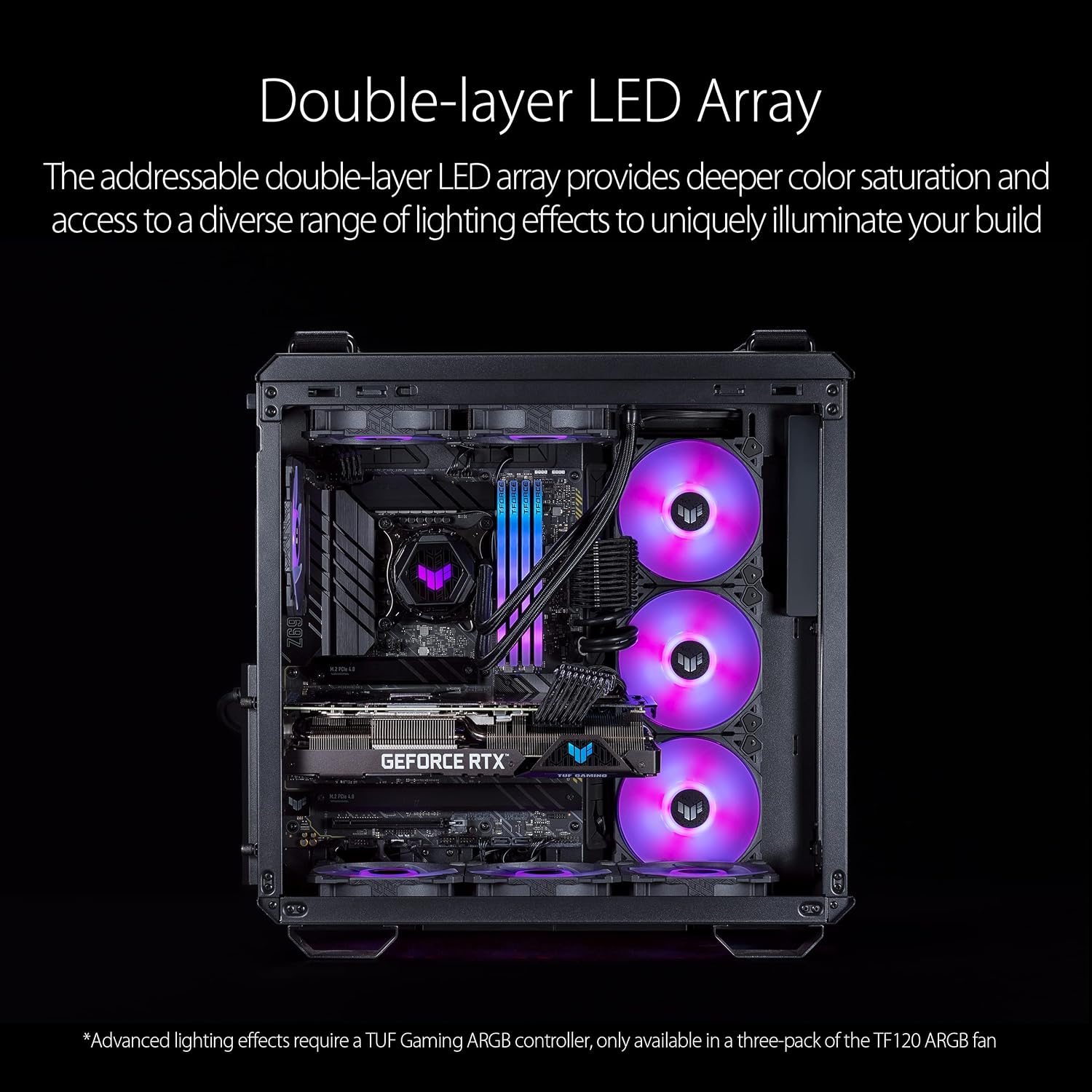 Detalle de Asus TUF Gaming TF120 Ventilador 120mm ARGB 🌀