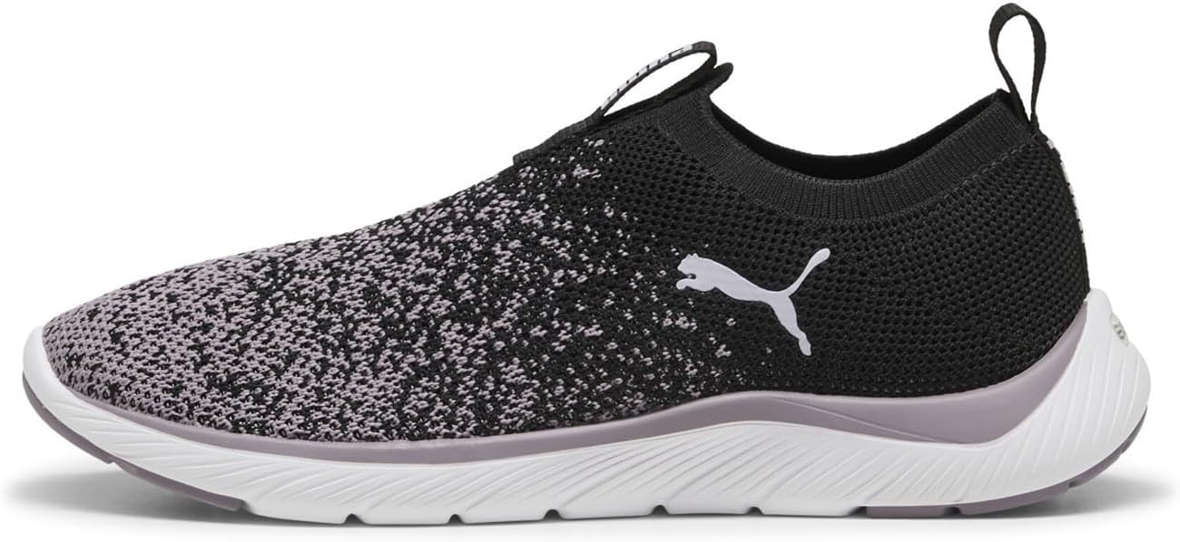 Thumbnail 1 de Puma Softride Mayve Laufschuhe für Damen – Warmweiß/Gold/Schwarz, flache Absatzform (42 EU)