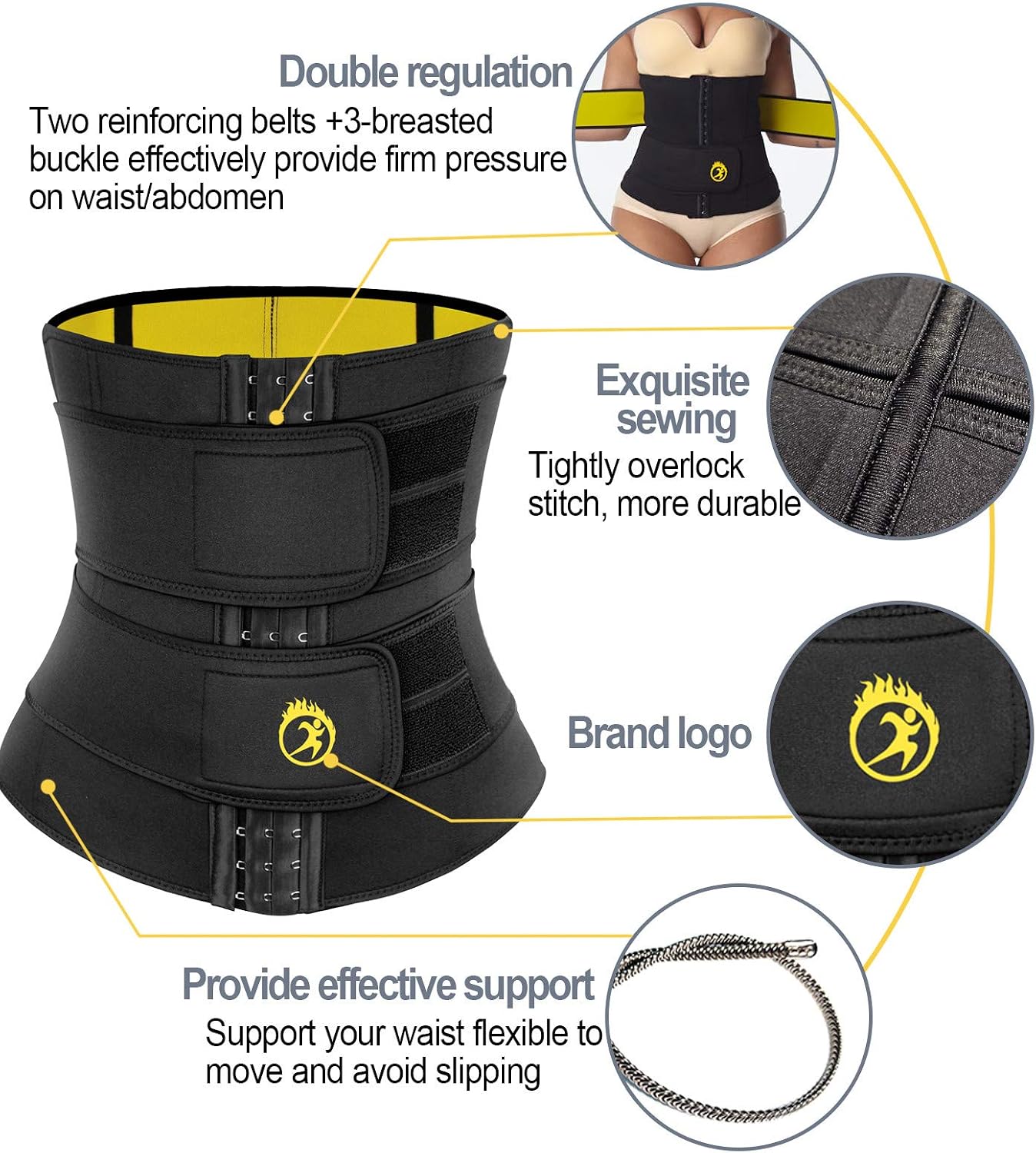 Thumbnail 4 de SexyWG Waist Trainer Trimmer 31cm Belt