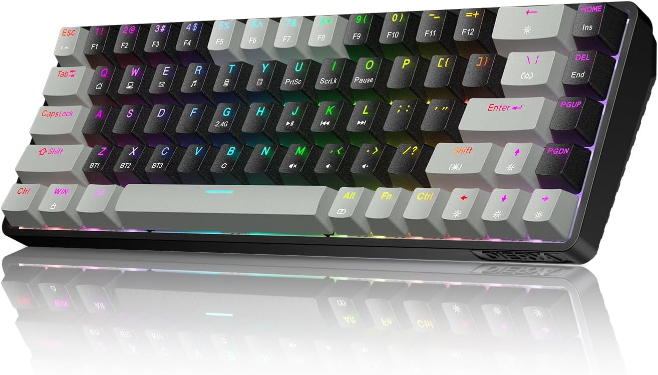 Dierya DK68 tastiera gaming 60% wireless