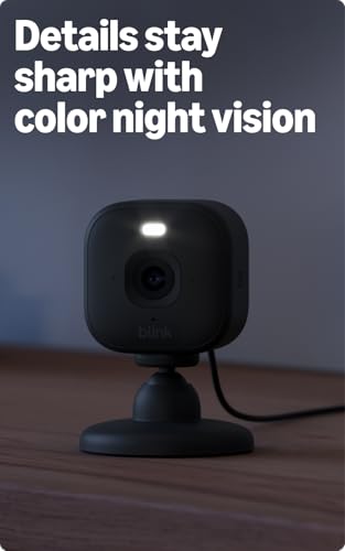 Thumbnail 3 de Blink Mini 2K+ (Newest Model) – Dual Indoor Security Cameras with 2K Video, Night Vision, and Enhanced Audio