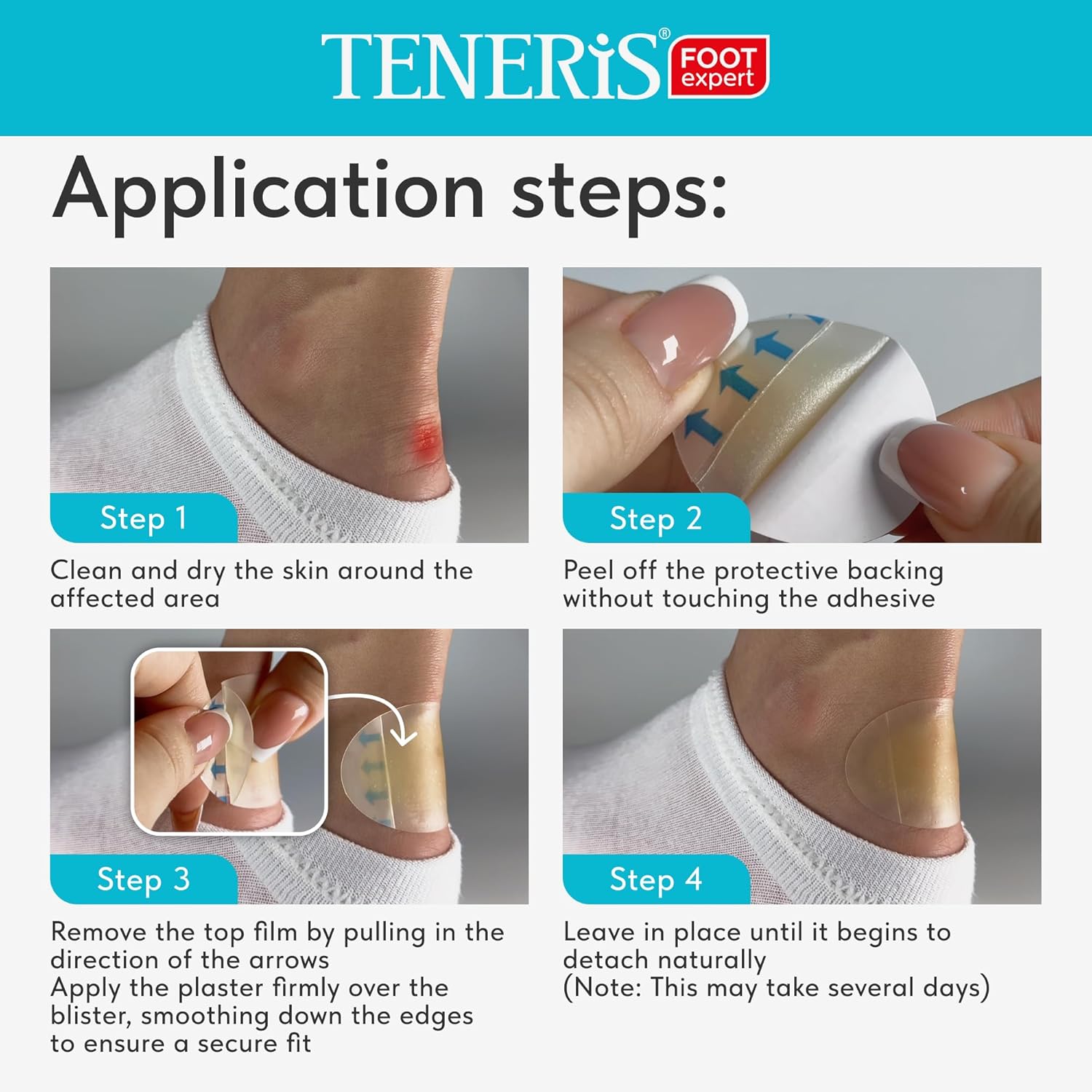 Thumbnail 6 de Teneris hydrocolloid blister plasters 20 pack