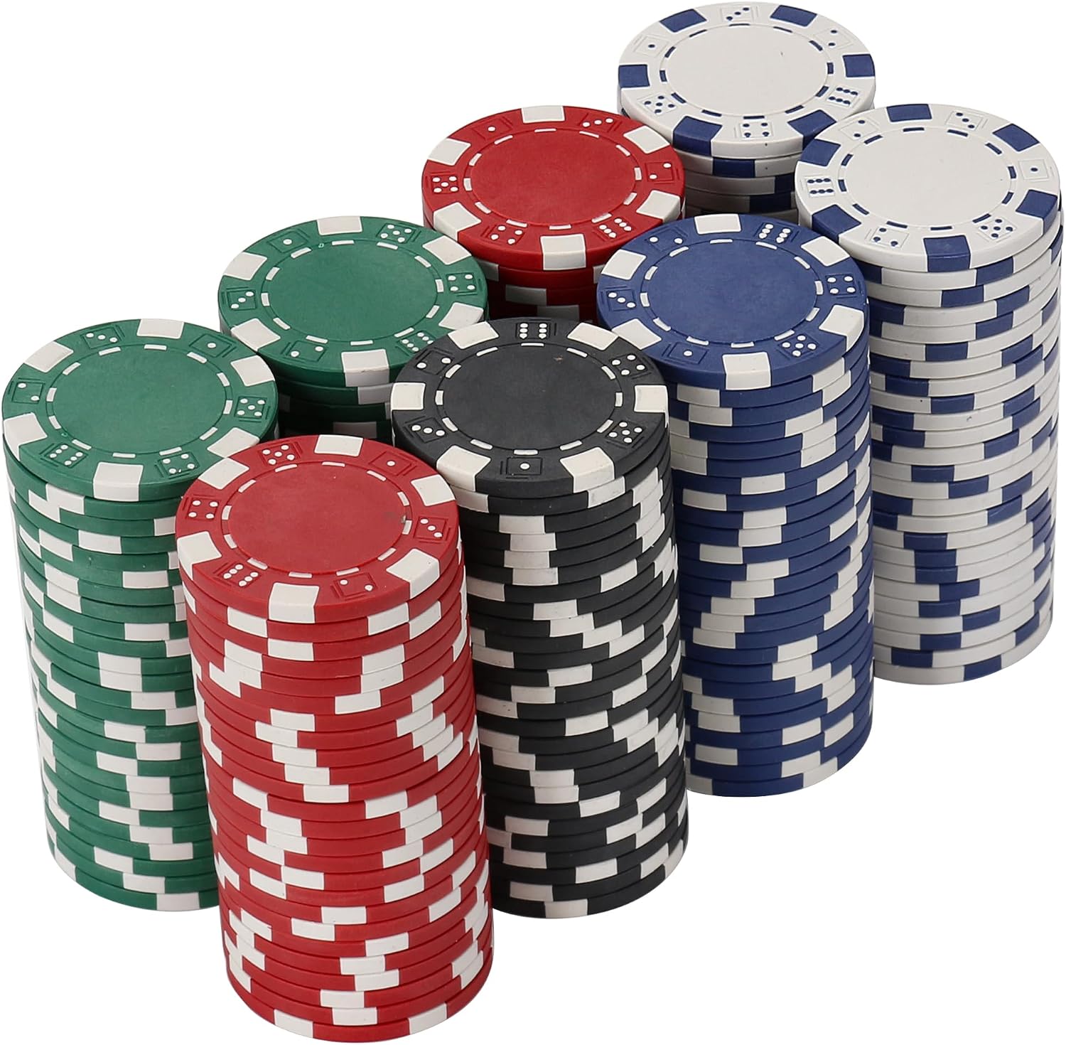 Detalle 2 de LUOBAO Poker Chips 200 pcs Set 🎲