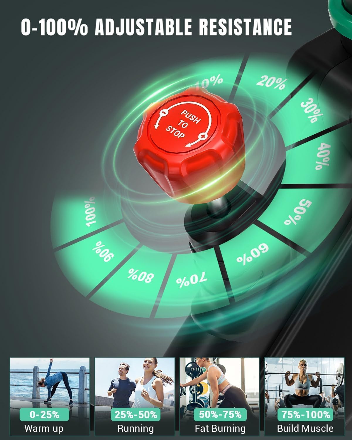 Thumbnail 4 de DMASUN Exercise Bike 350 lb capacity 🚴♀