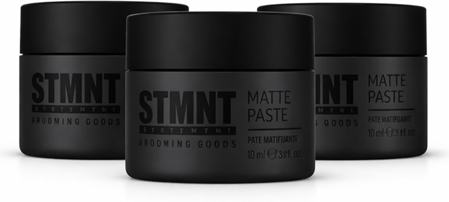Detalle 2 de STMNT STATEMENT GROOMING GOODS Matte Paste – Cera per capelli uomo, effetto ultra matt e fissaggio forte (100 ml)