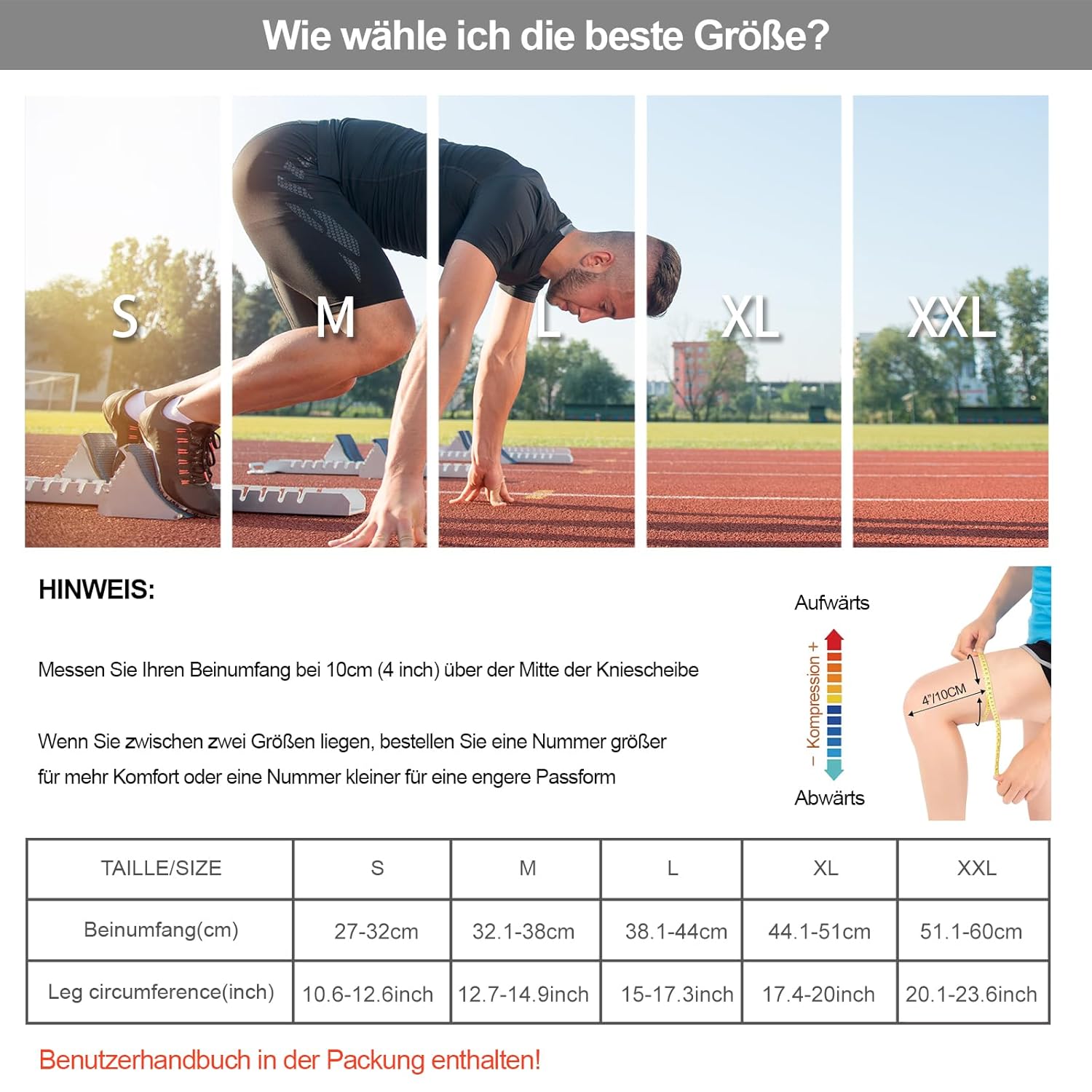 Thumbnail 4 de Teylam Kniebandage 2er Set 360° Unterstützung