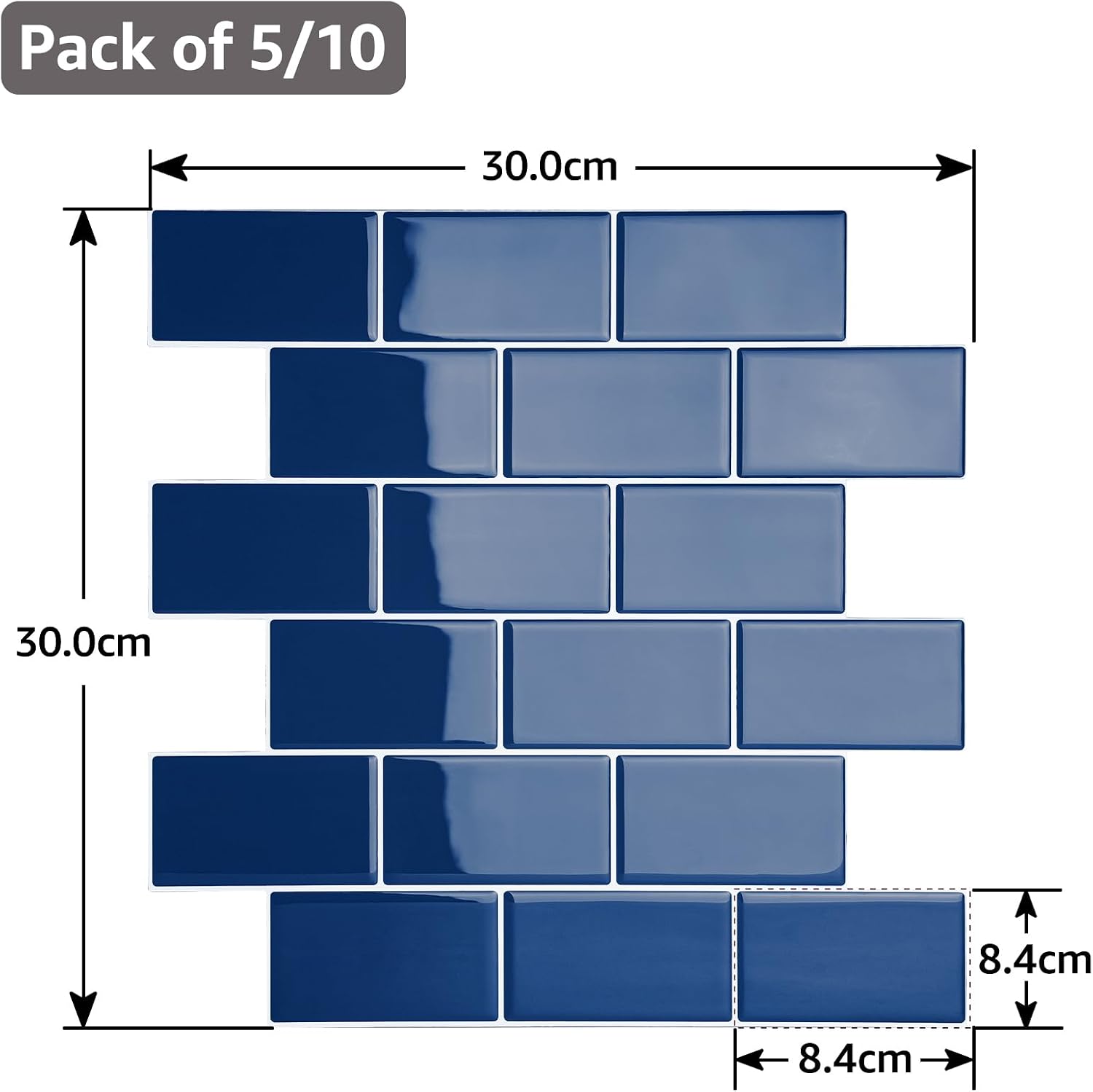 Detalle de Yoillione Peel and Stick Wall Tiles 12