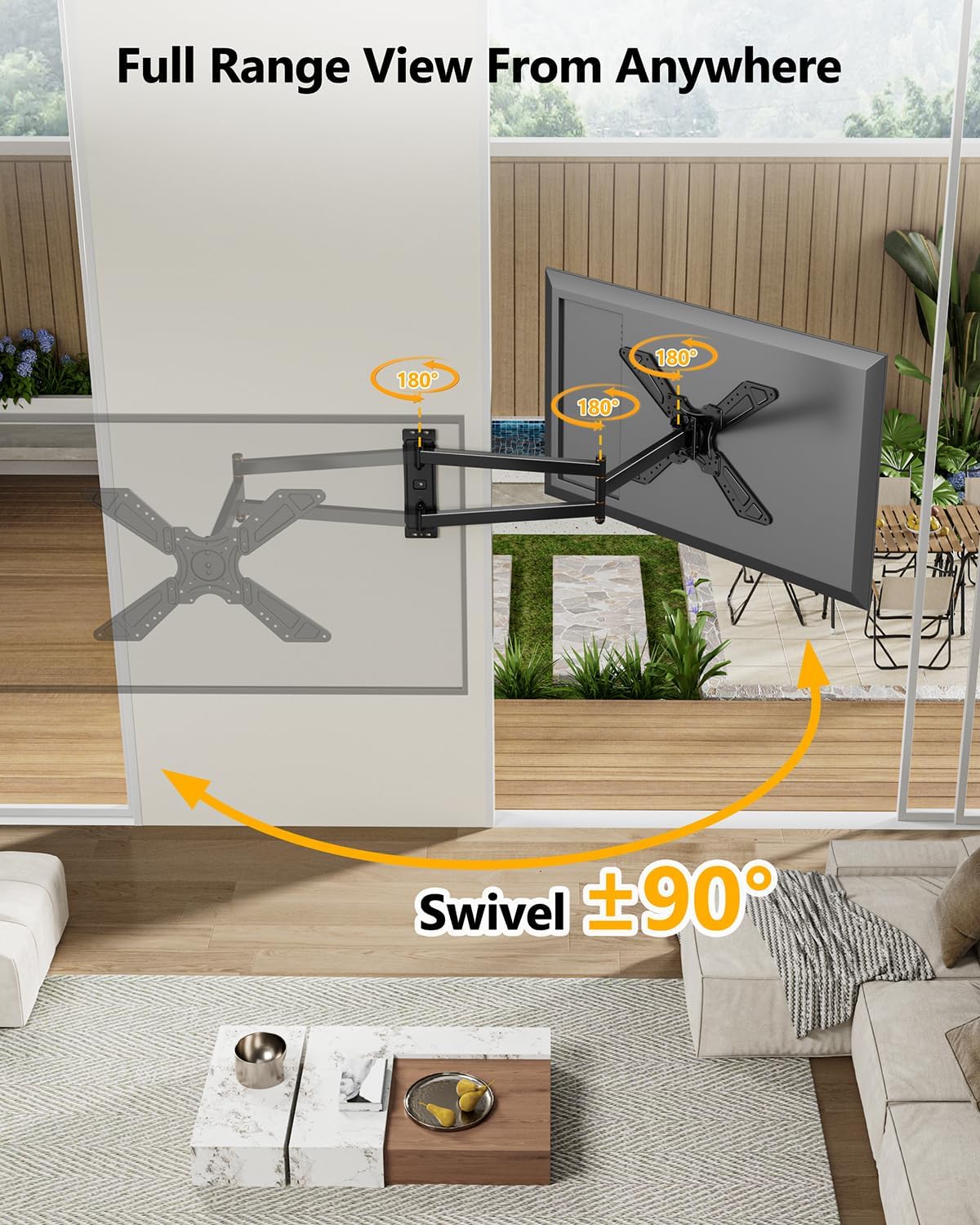Thumbnail 2 de WHYFONE TV Wall Bracket Mount for 32-75 Inch TVs