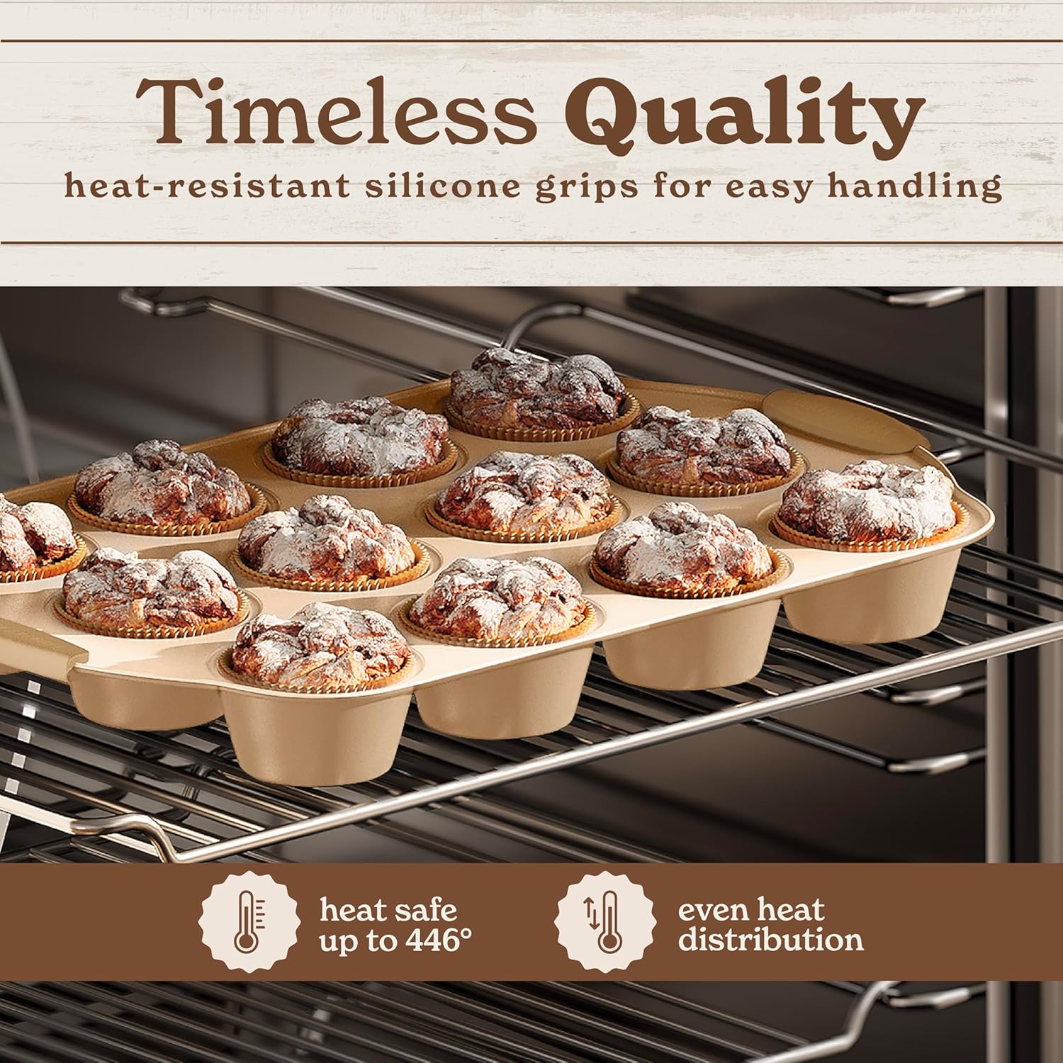 Thumbnail 4 de Country Kitchen Nonstick Bakeware Set, 10 pcs