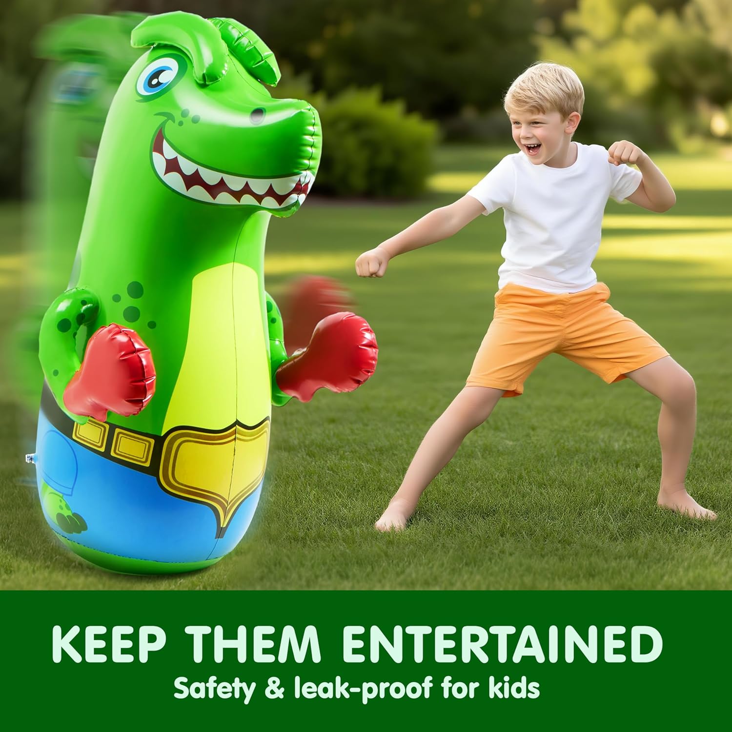 Thumbnail 6 de SYNCFUN Inflatable Punching Bag 47 in Bopper