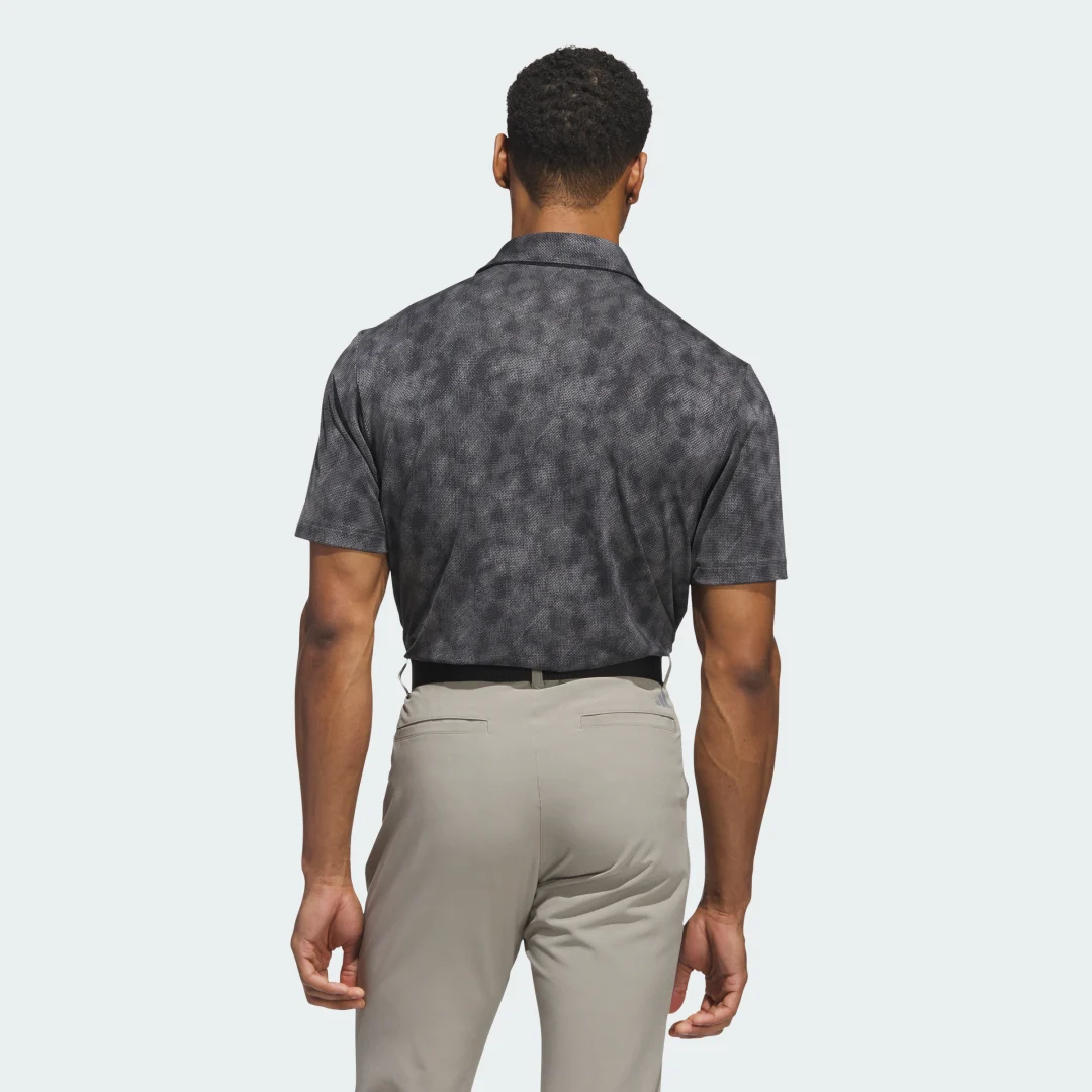 Detalle 2 de Adidas Polo Ultimate365 Textured Print Negro