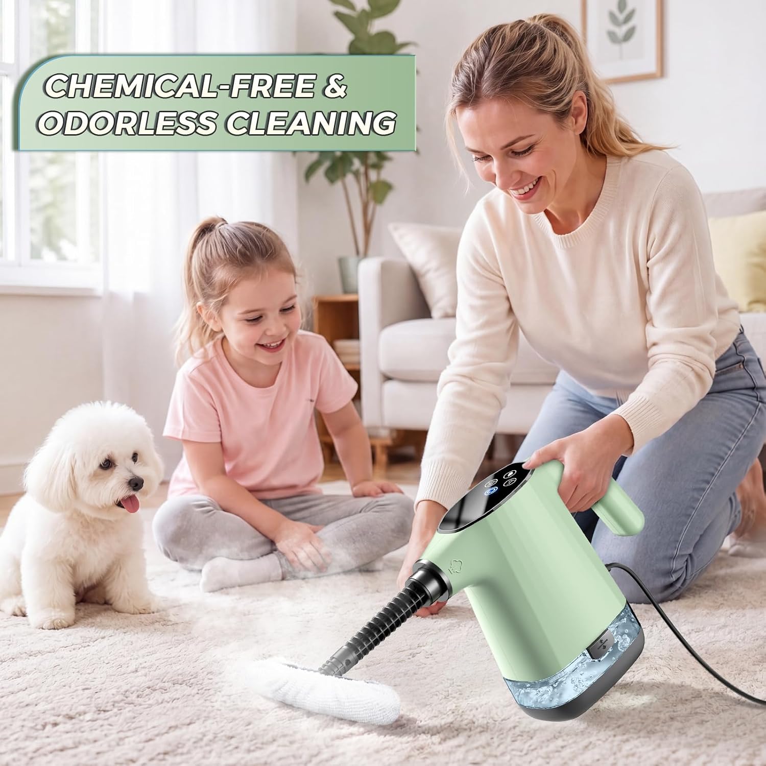 Thumbnail 5 de DOURARY Handheld Steam Cleaner: 1200W Portable Steam Cleaner with 18 Accessories