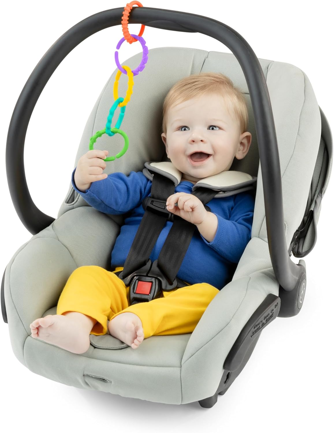 Thumbnail 3 de Bright Starts Lots of Links Rings Toy set (24 pcs) – BPA-free links for strollers and carrier seats