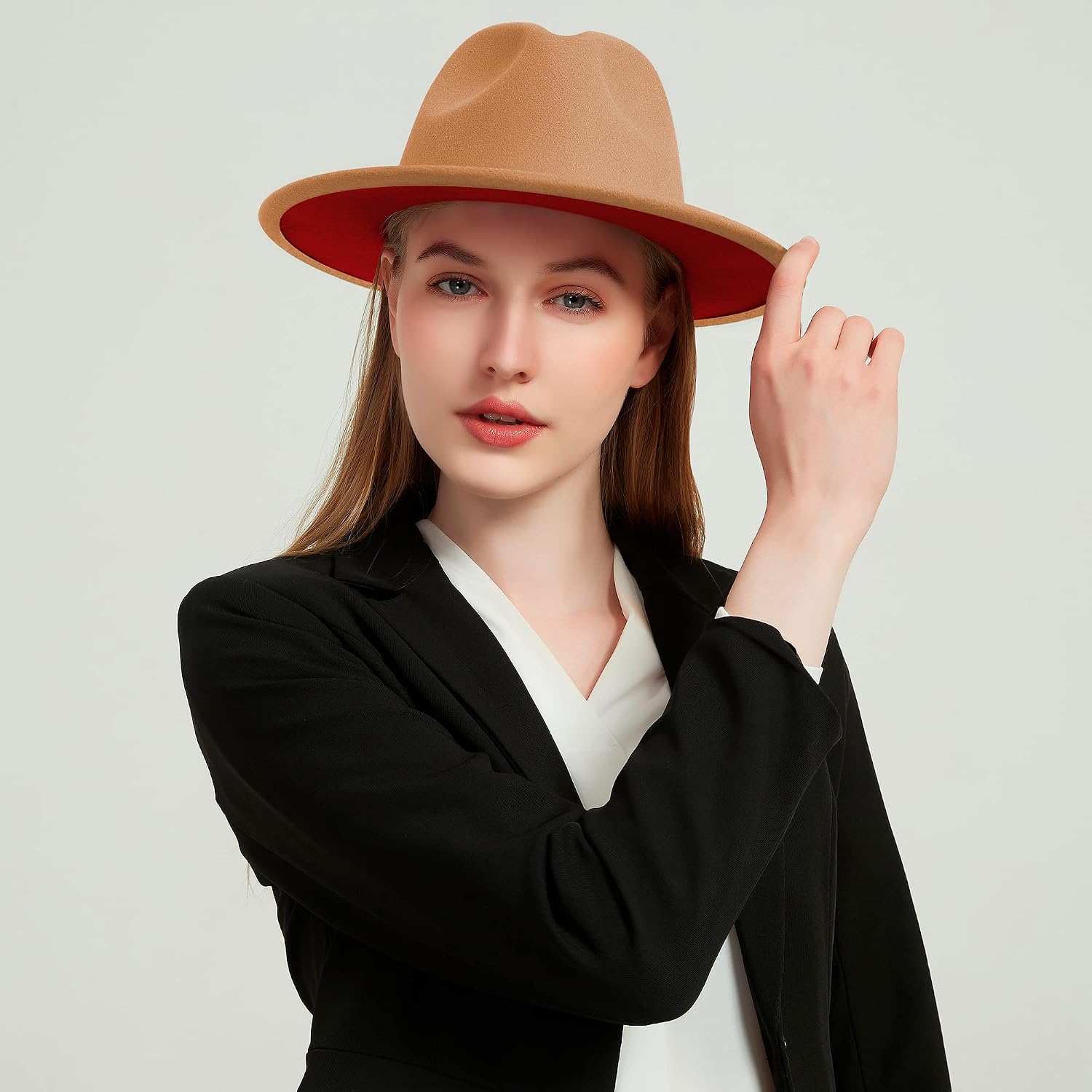 Detalle 2 de KUJUHA Felt Fedora Hat