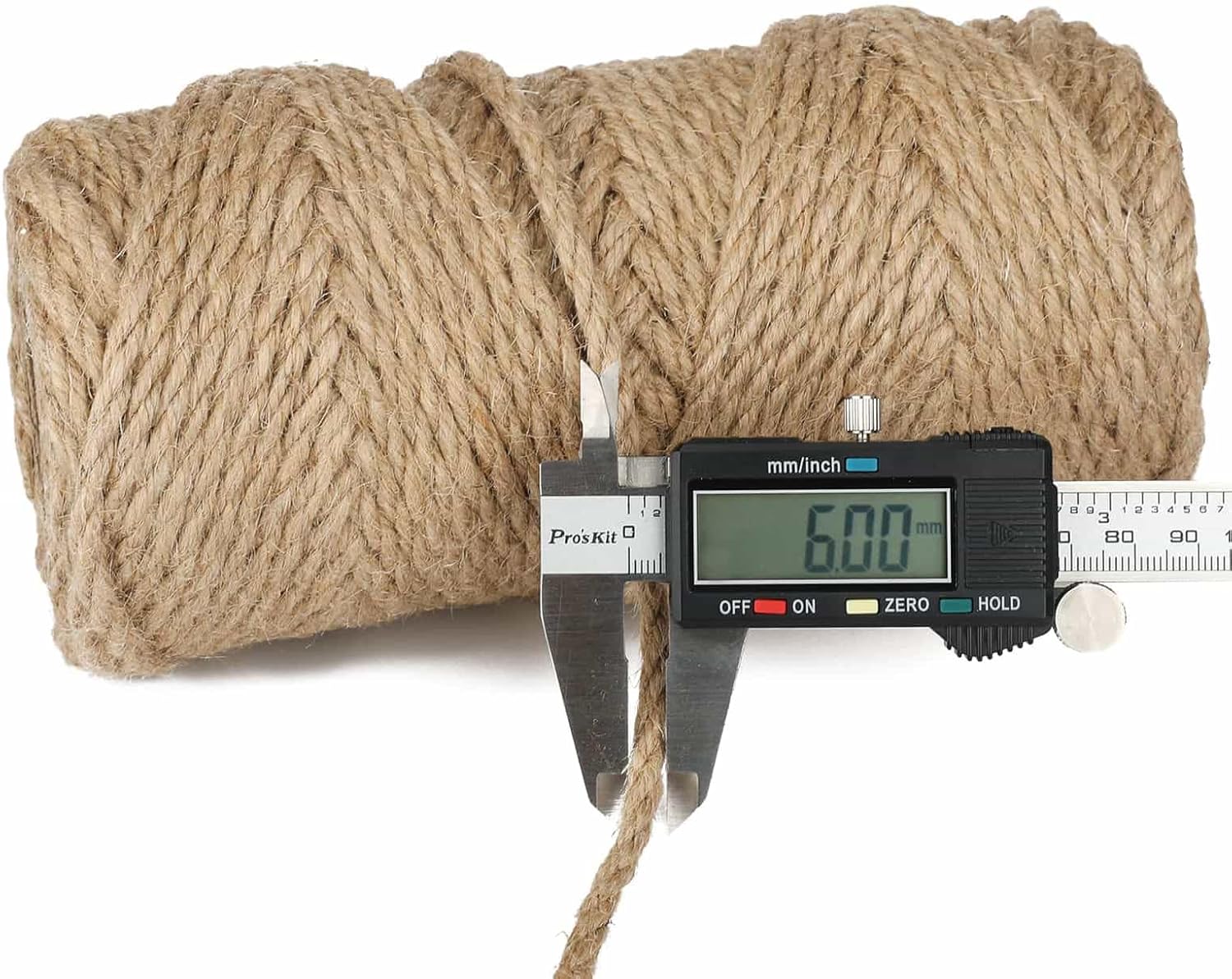 Detalle de 6mm x 50m Sisal Cat Scratching Rope for Repairs 🐱