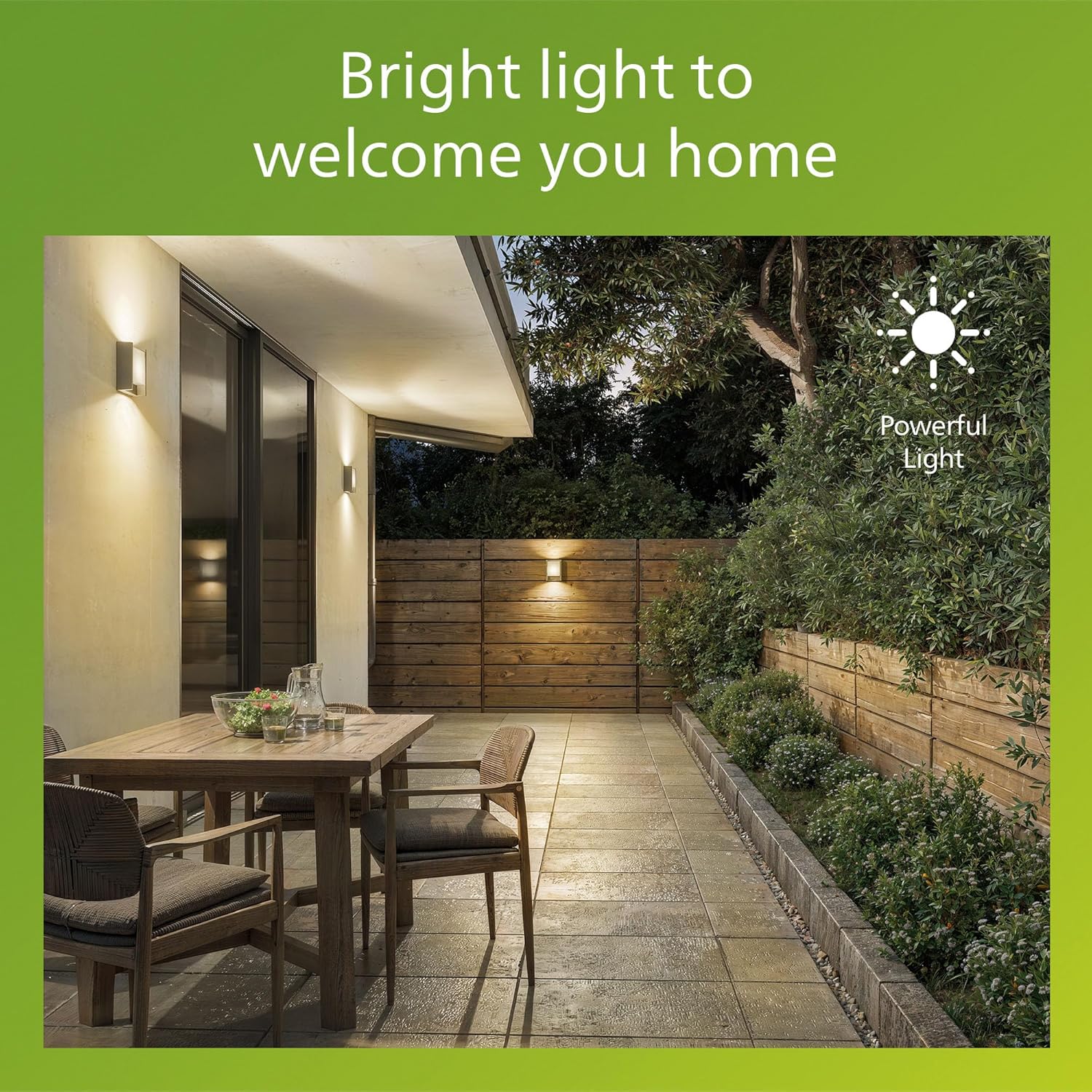 Thumbnail 4 de Philips Arbour LED Outdoor Wall Light (6W, 700 lm, 2,700K) in Anthracite Grey – IP44 weather-resistant