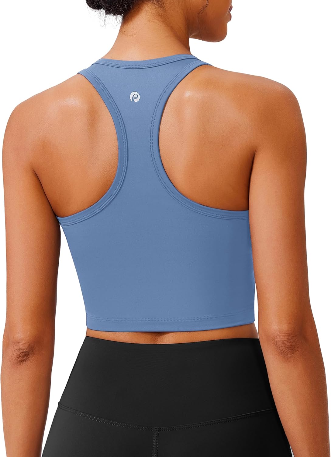 Thumbnail 6 de PINSPARK Longline Racerback Sports Bra with Removable Cups