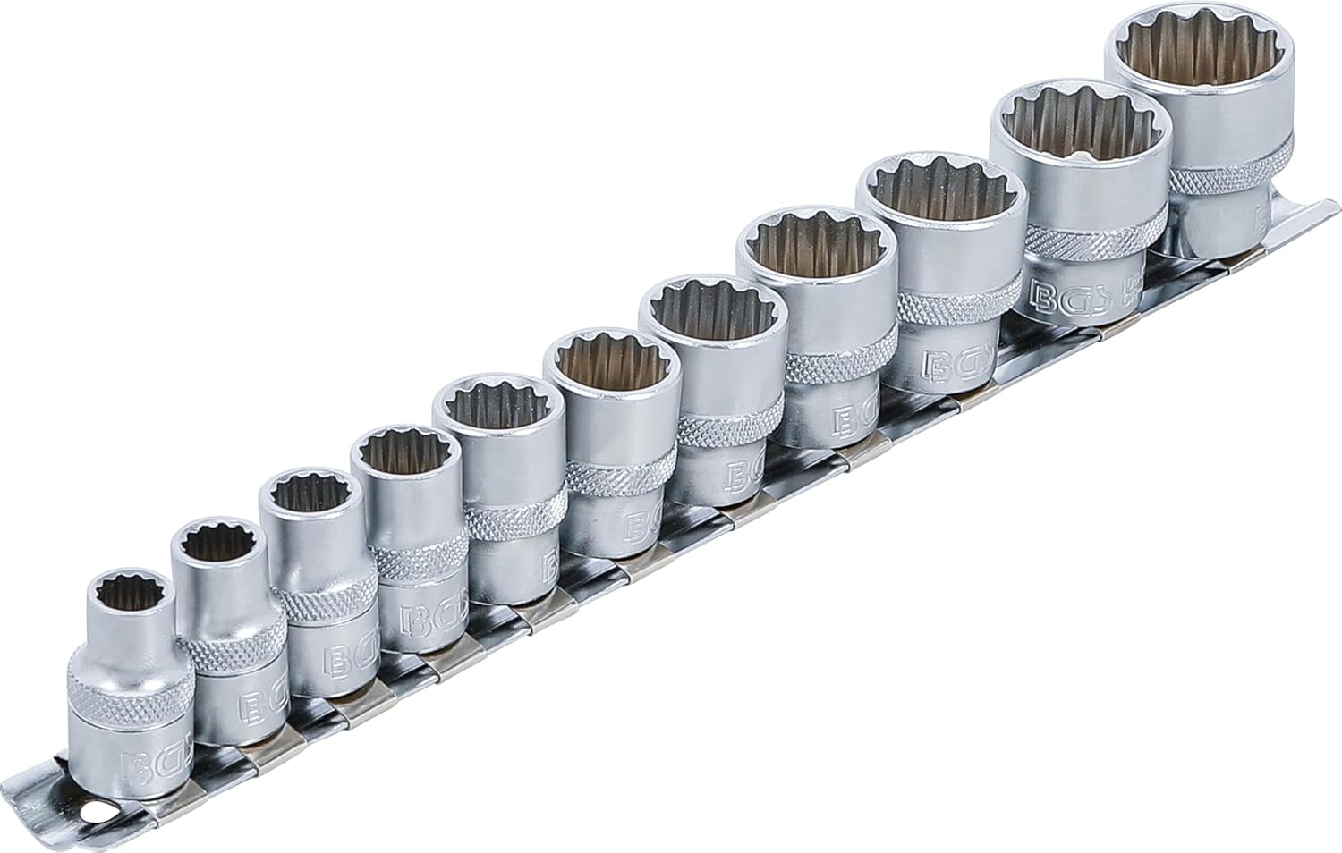 Thumbnail 1 de BGS 9112 12-Point Socket Set, 3/8" Drive, 11 Inch Sizes