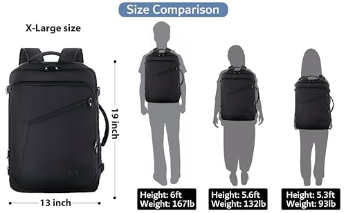Thumbnail 7 de MATEIN Carry on Backpack: Extra Large Expandable Travel Companion