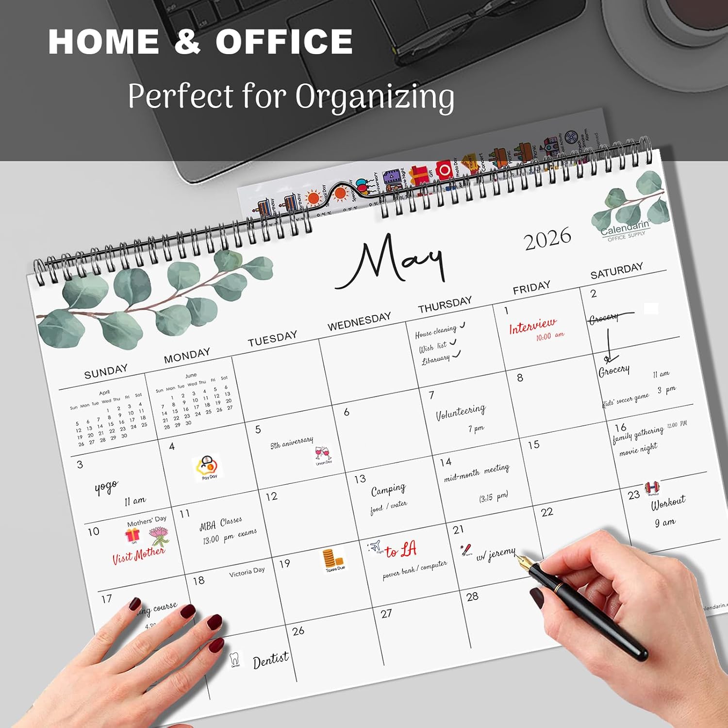 Detalle de Wall Calendar 15 x 12 in