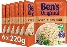 Detalle de Ben's Original Express Reis Original-Langkorn 6 x 220 g 🍚