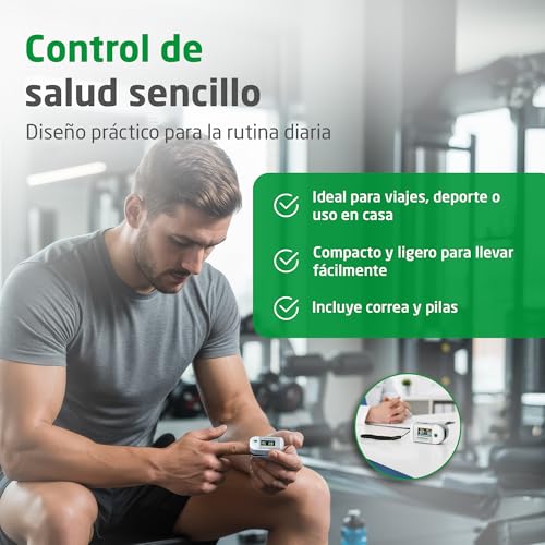 Detalle de Medisana PM 100: oxímetro de pulso y saturación de oxígeno en sangre