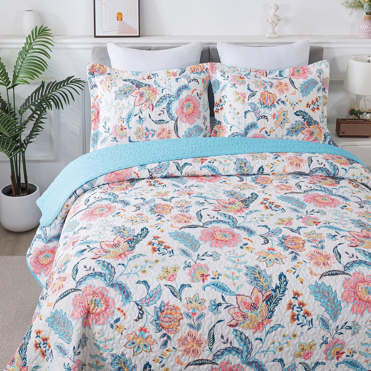 Detalle 2 de BEDIFANY Cotton Quilt Set, Queen Size