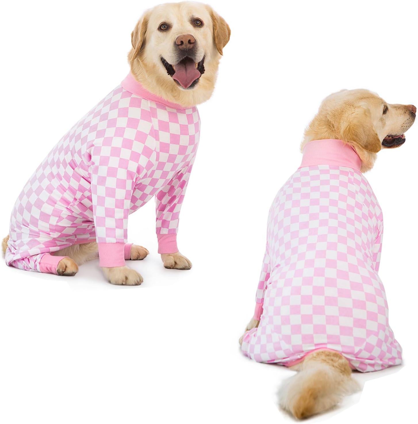 Thumbnail 3 de Blue Dream Island Cotton 4-Legged Dog Recovery Suit (Anti Hair Shedding) Onesie Pyjamas in Pink