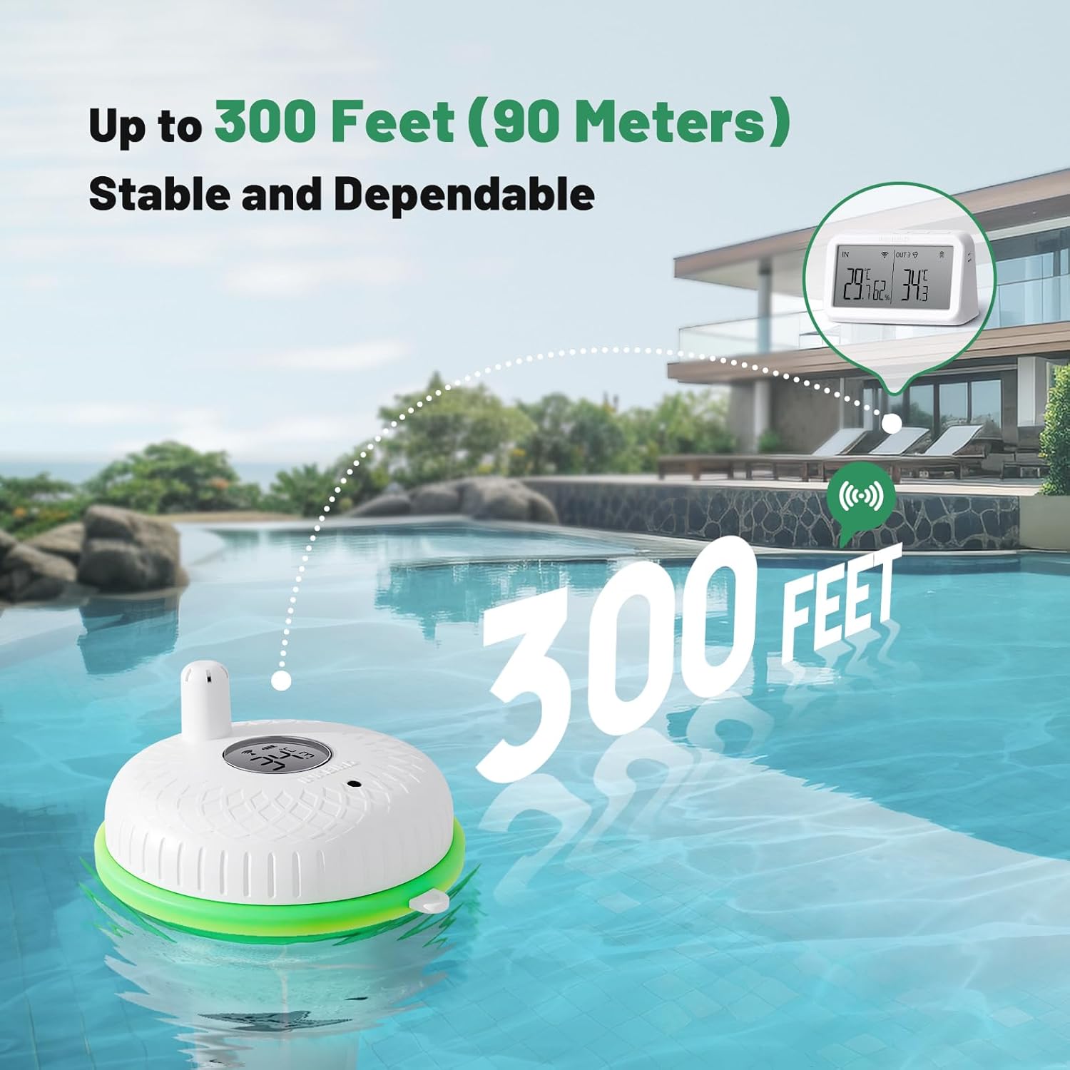 Thumbnail 3 de Inkbird Termometro Piscina WiFi con Passerella IBS-M2, monitoraggio 9 canali con app