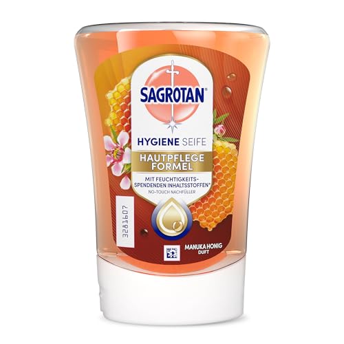 Detalle 2 de Sagrotan No-Touch Nachfüller Manuka Honig – 5 x 250 ml Seife für automatischen Seifenspender