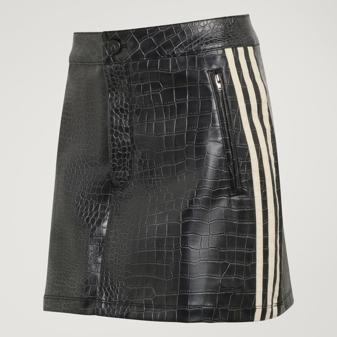 Thumbnail 3 de MINIFALDA DE POLIPIEL de Adidas en negro: una opción de estilo urbano