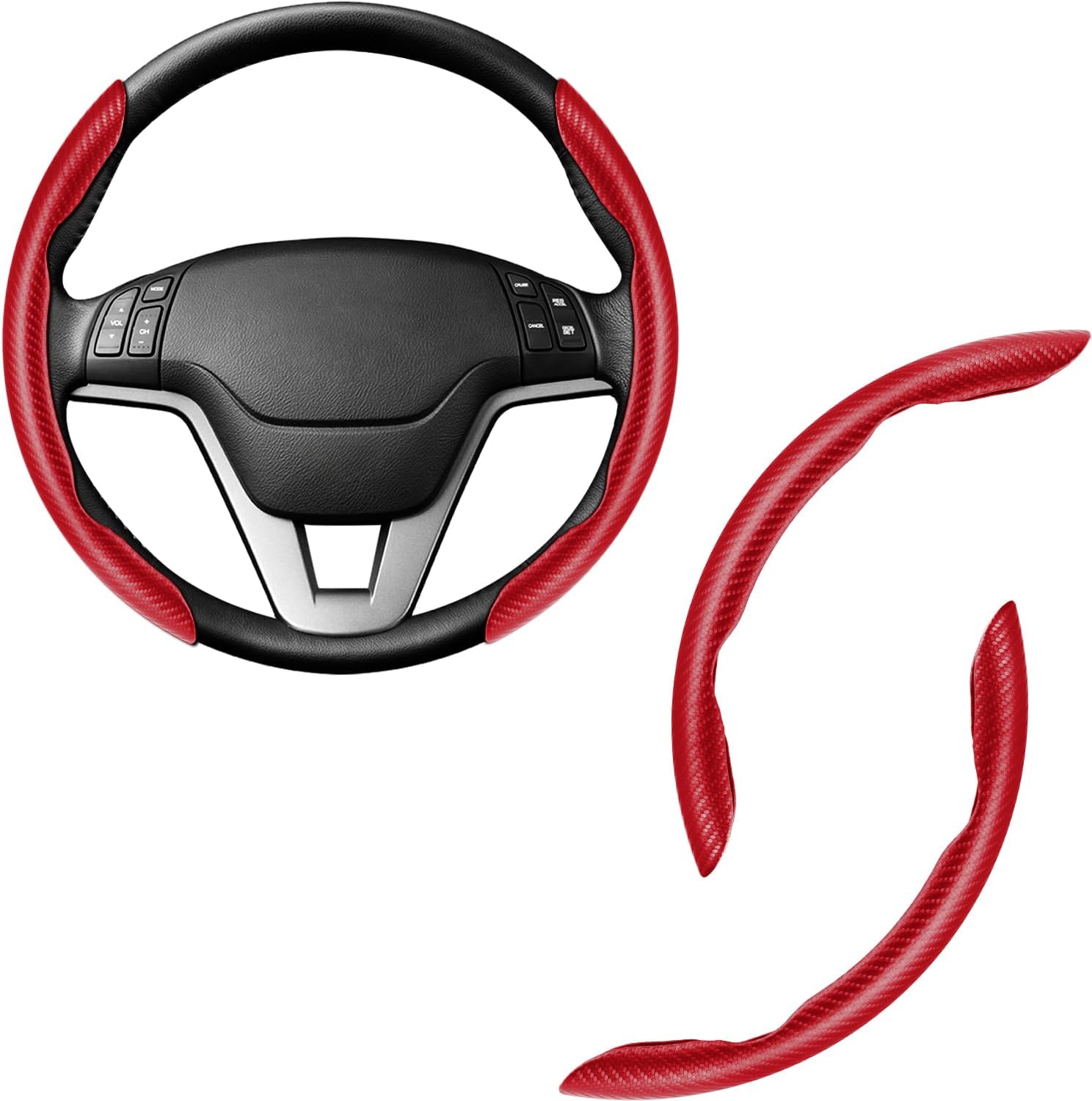 Thumbnail 6 de Amiss 3pc Carbon Fiber Steering Wheel Cover