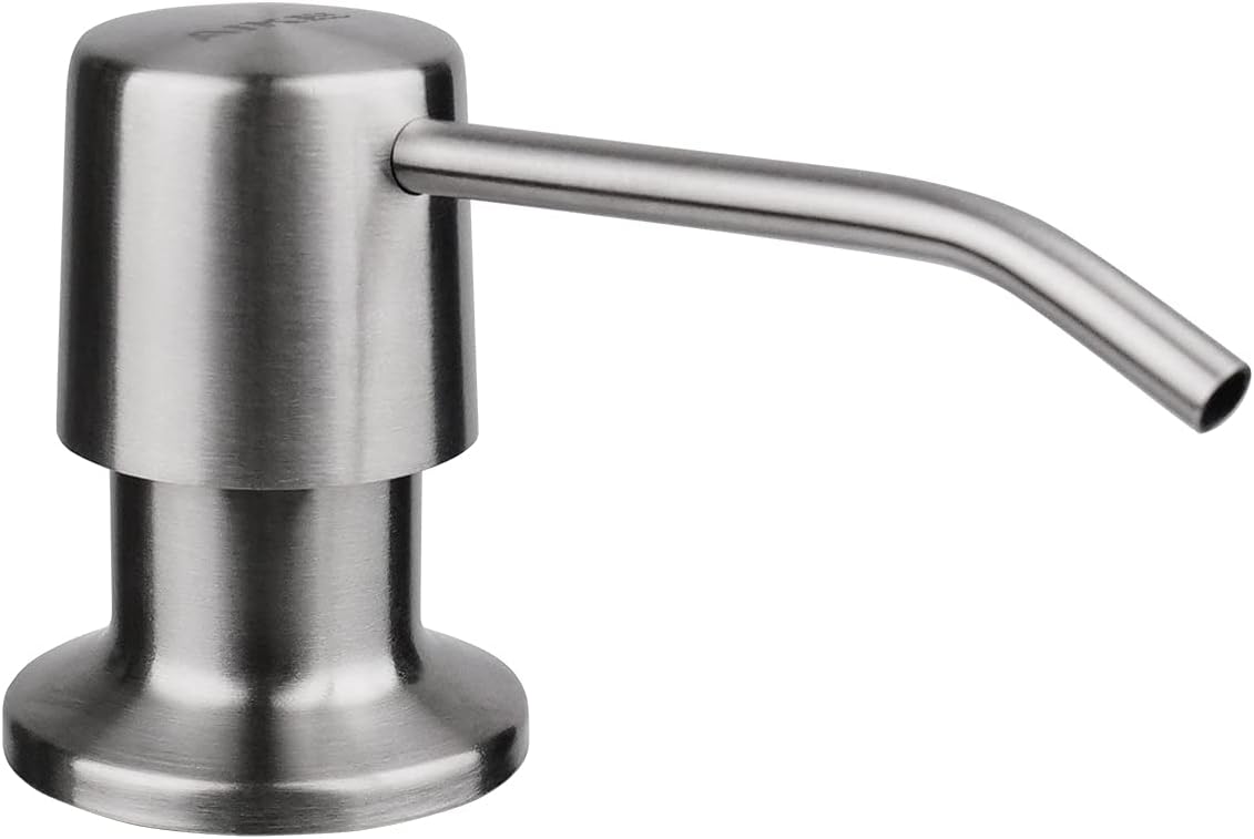 Detalle 1 de AIKE distributeur de savon encastrable 500 ml en acier inox SUS304 pour évier
