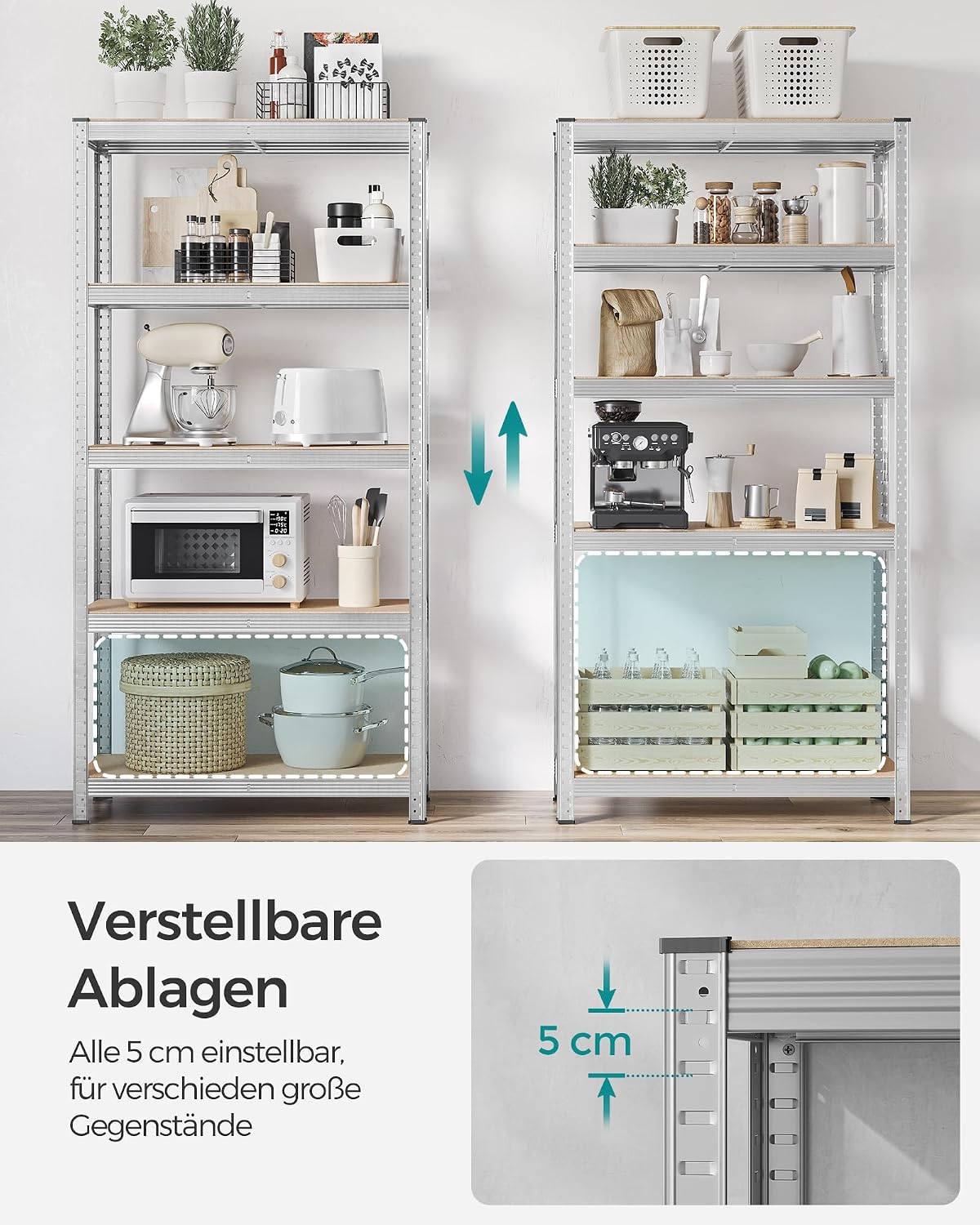 Thumbnail 4 de Songmics Schwerlastregal GLR40SV 875 kg