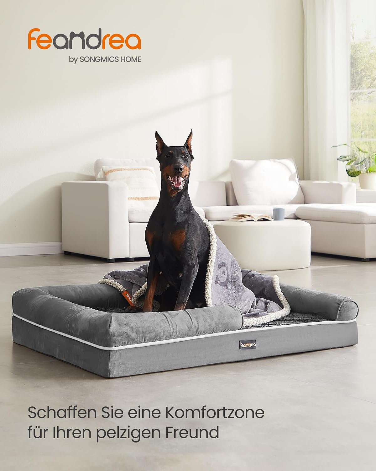 Thumbnail 1 de Feandrea orthopädisches Hundebett 120 x 85 cm