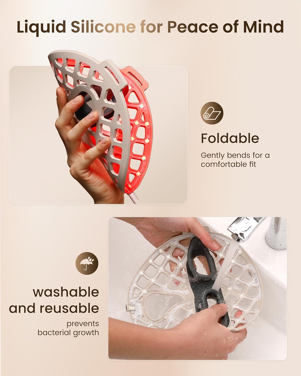 Detalle 2 de Avorla Beauty LED mask Multi-wavelength Therapy