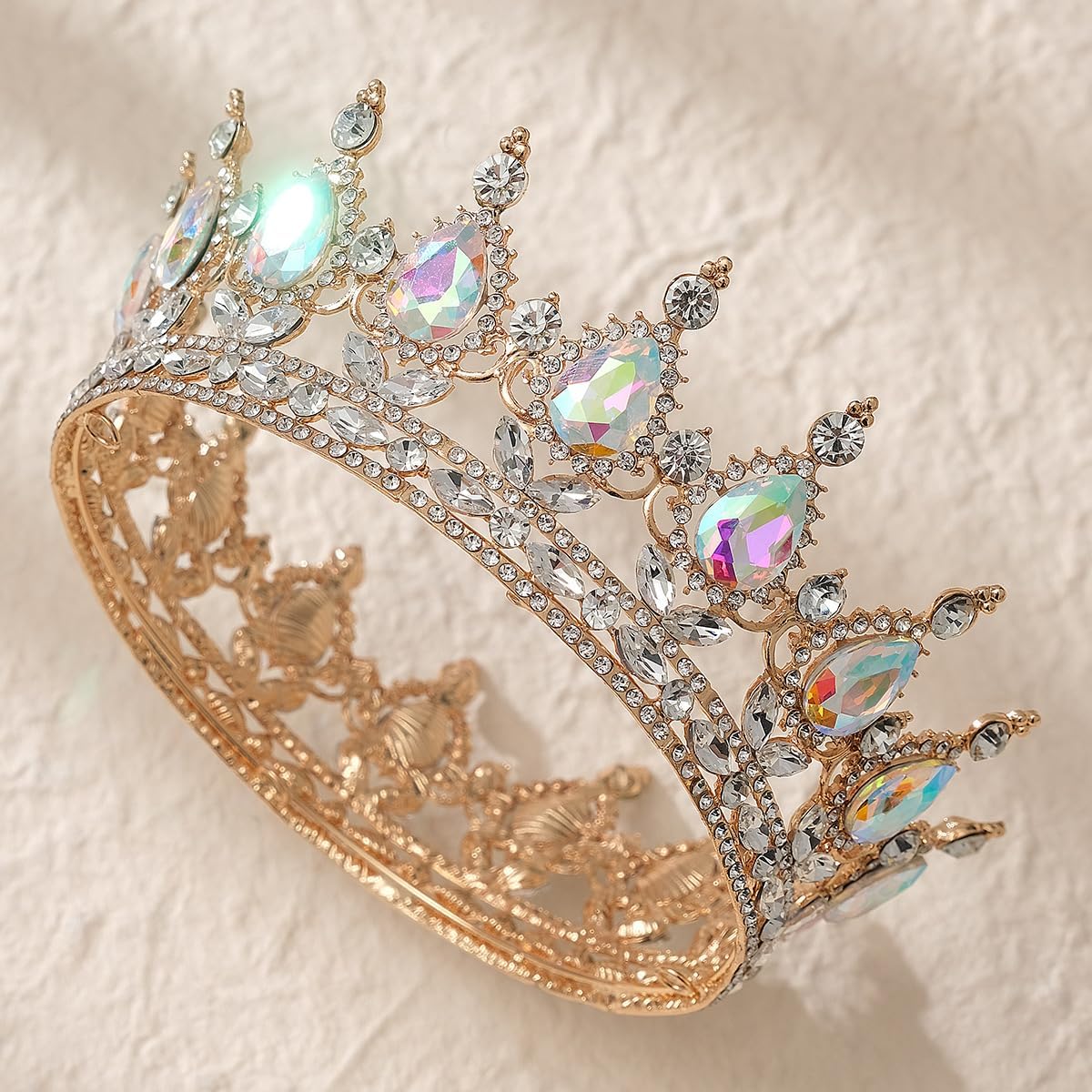 Thumbnail 6 de Princess Tiaras Crystal Full Round Tiara 15 cm
