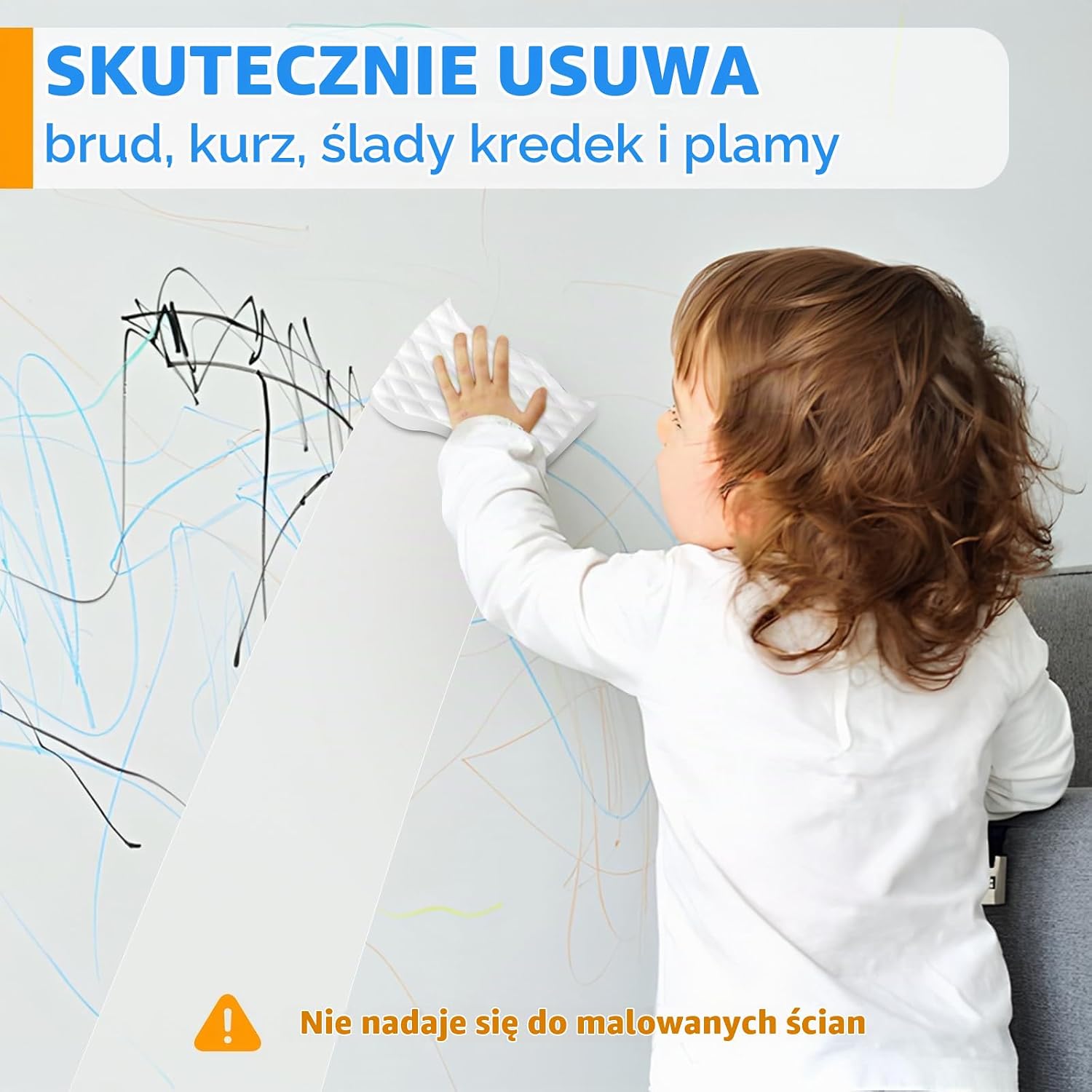 Thumbnail 4 de Surfela SF-DE6 – gąbki melaminowe 10 × 7 × 2 cm, zestaw 6 sztuk