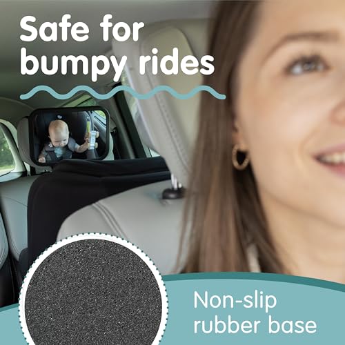 Thumbnail 3 de Onco Baby Car Mirror - Award-Winning, Shatterproof & Shakeproof (Black)