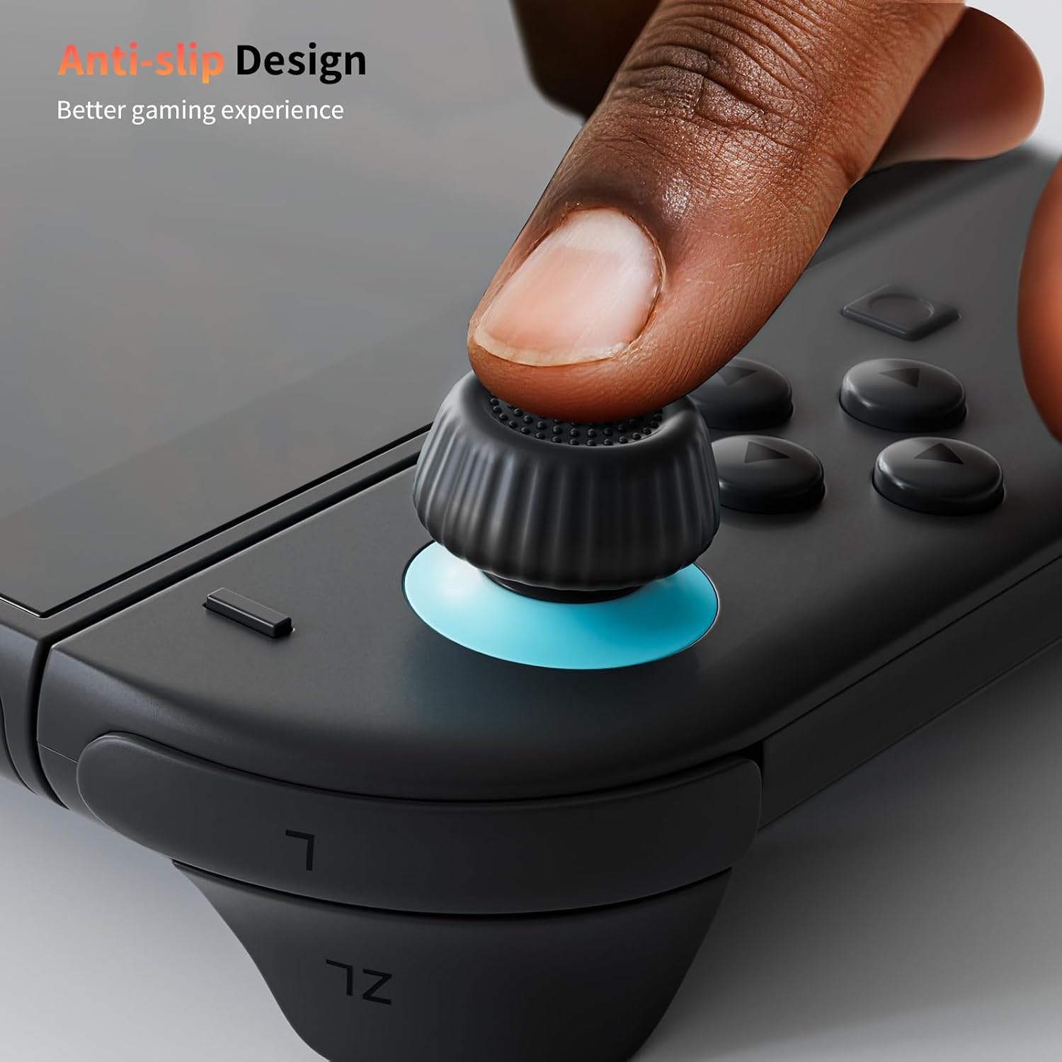 Thumbnail 3 de COOWPS Switch 2 Daumen-Griffe: rutschfeste Silikon-Joystick-Abdeckung für Switch 2 (2025) und Pro Controller