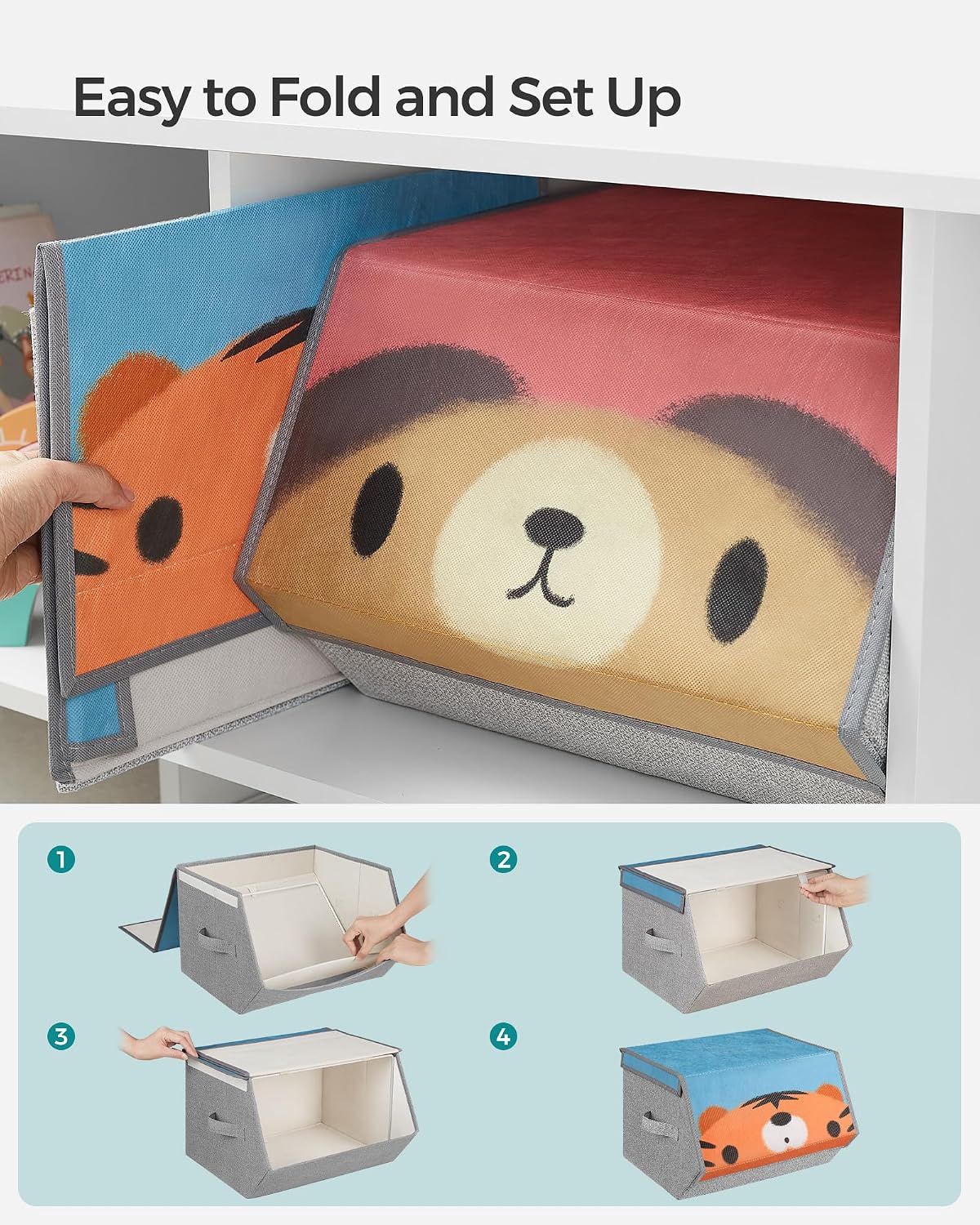 Thumbnail 5 de SONGMICS RFB760P03 toy storage set 3