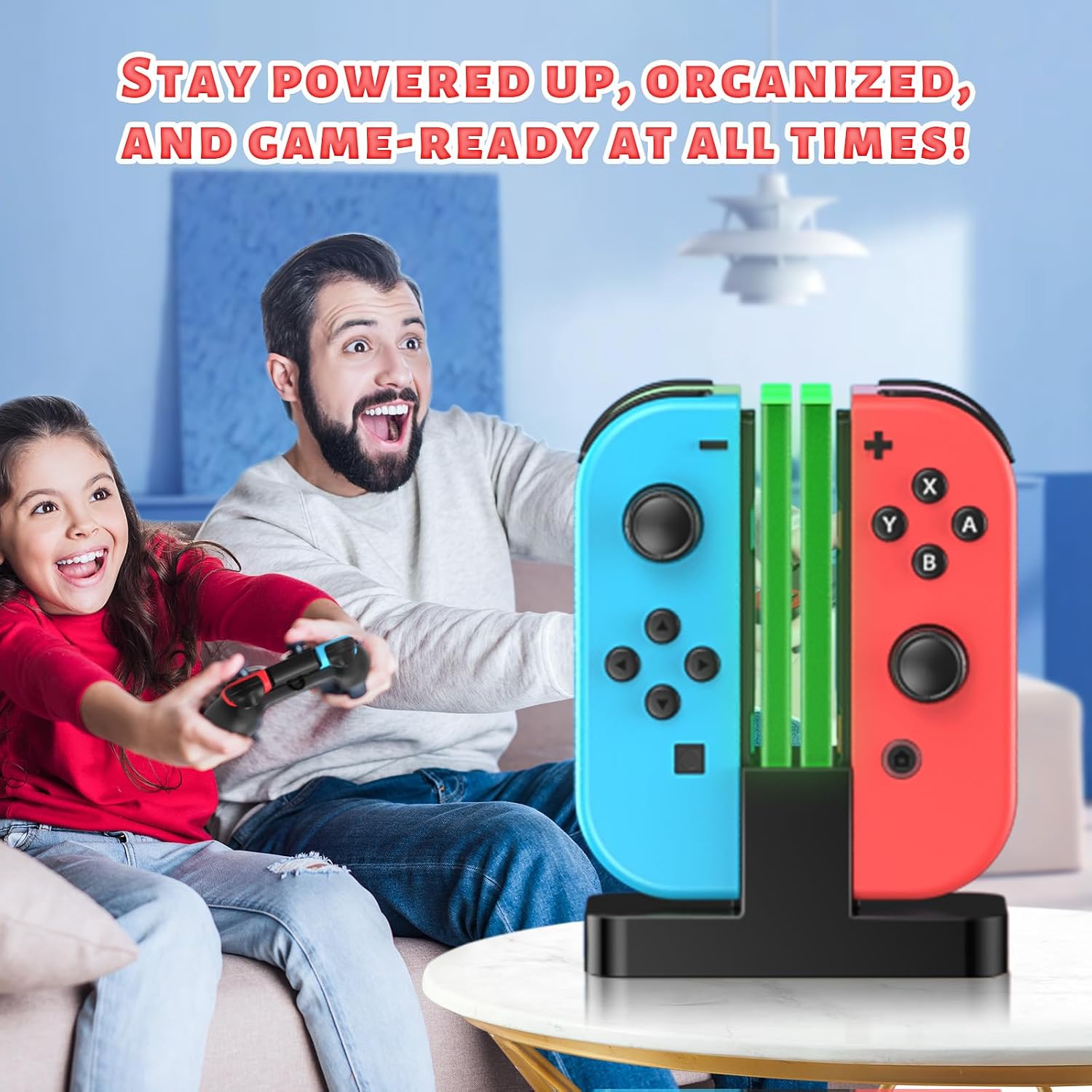 Thumbnail 6 de FASTSNAIL Ladestation für Switch Controller 4er-Pack