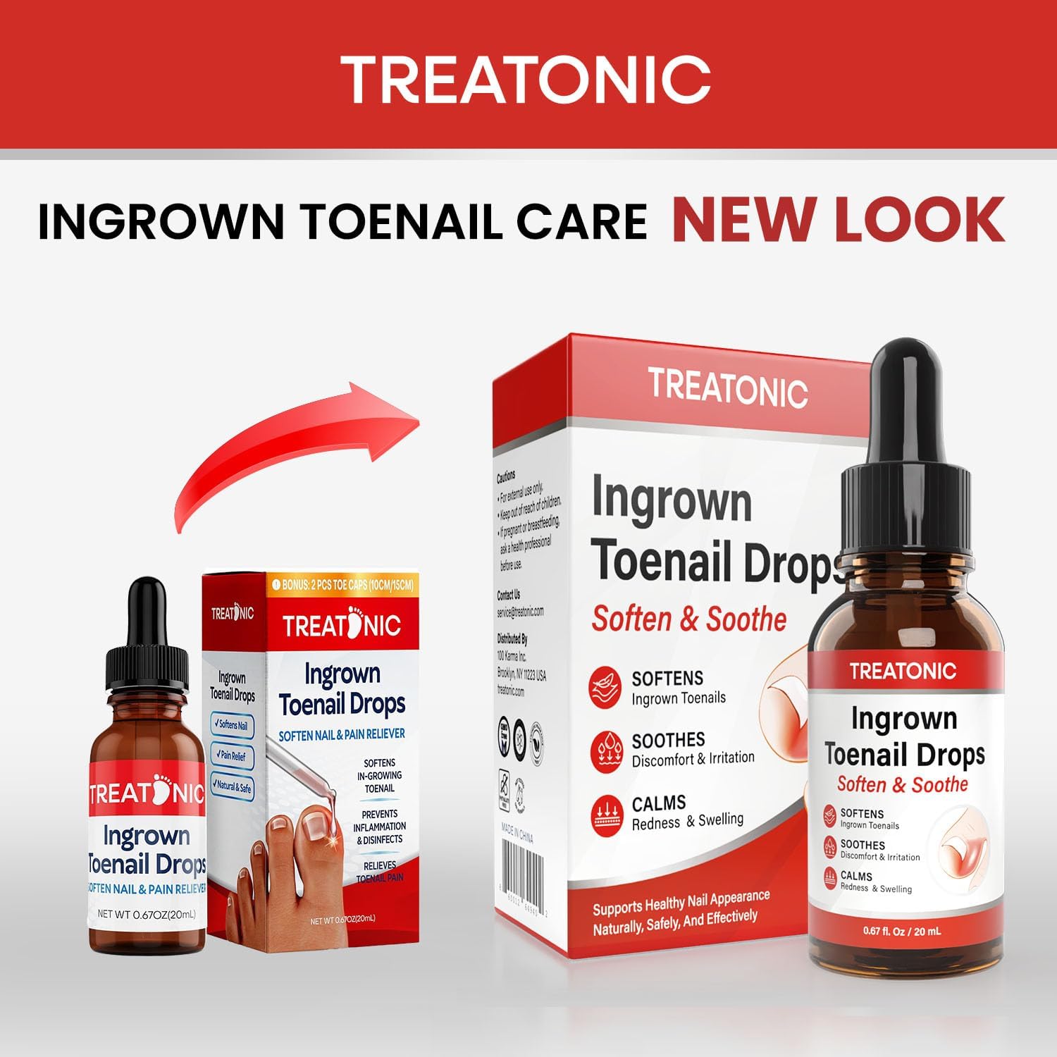 Detalle de Ingrown Toenail Treatment Kit with Silicone Gel Toe Caps