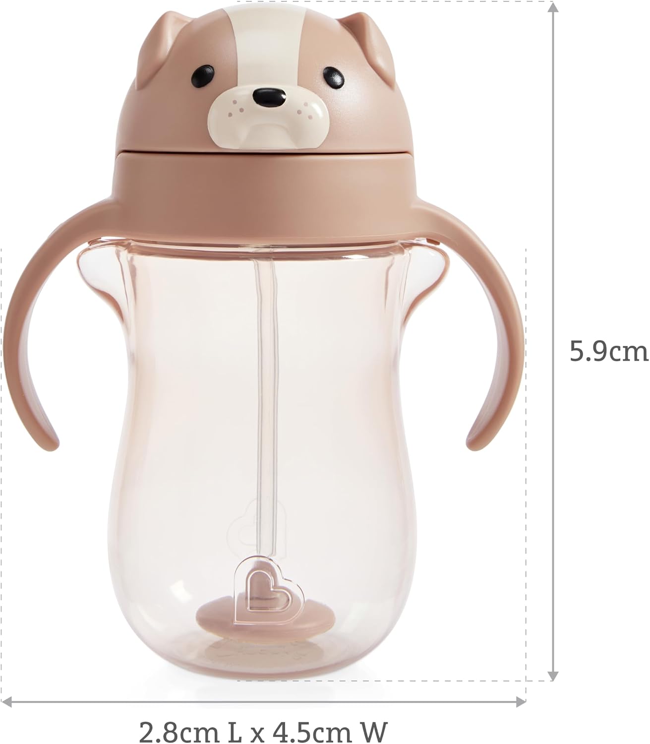 Thumbnail 6 de Munchkin Tasse d’apprentissage Any Angle avec paille lestée anti-fuite — 296 ml, design chien