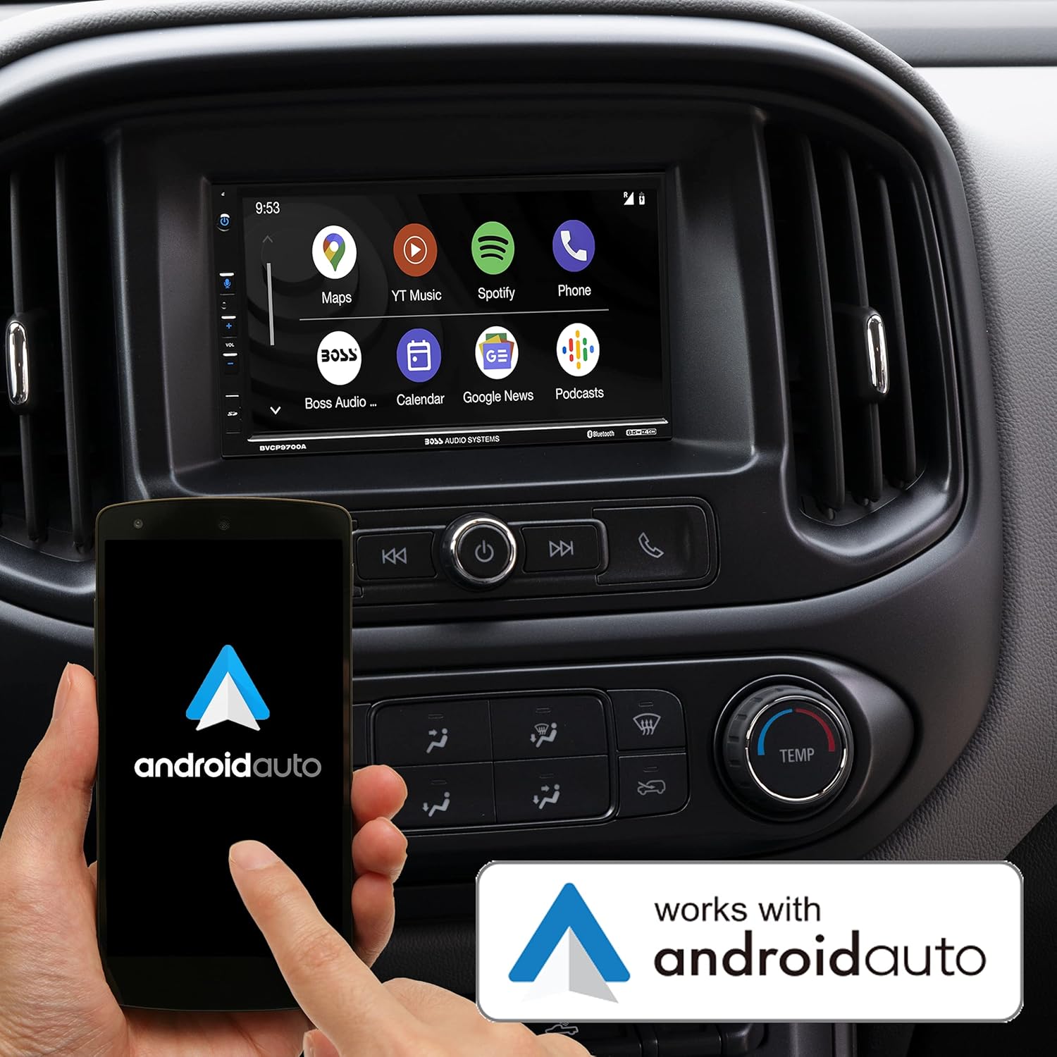 Thumbnail 4 de BOSS BVCP9700A Car Stereo 7 Inch Touchscreen