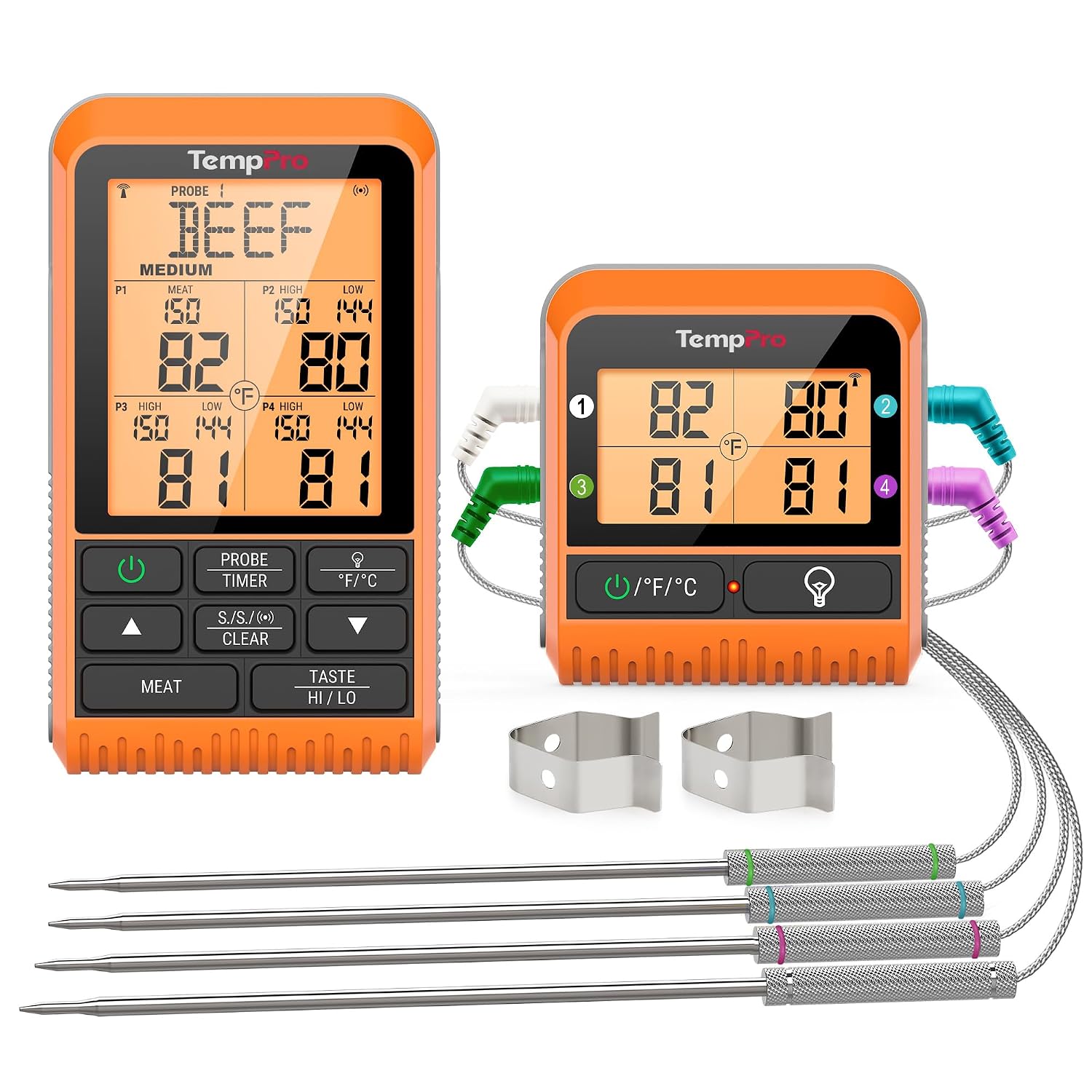 Detalle de TempPro wireless meat thermometer TempSync 1000FT