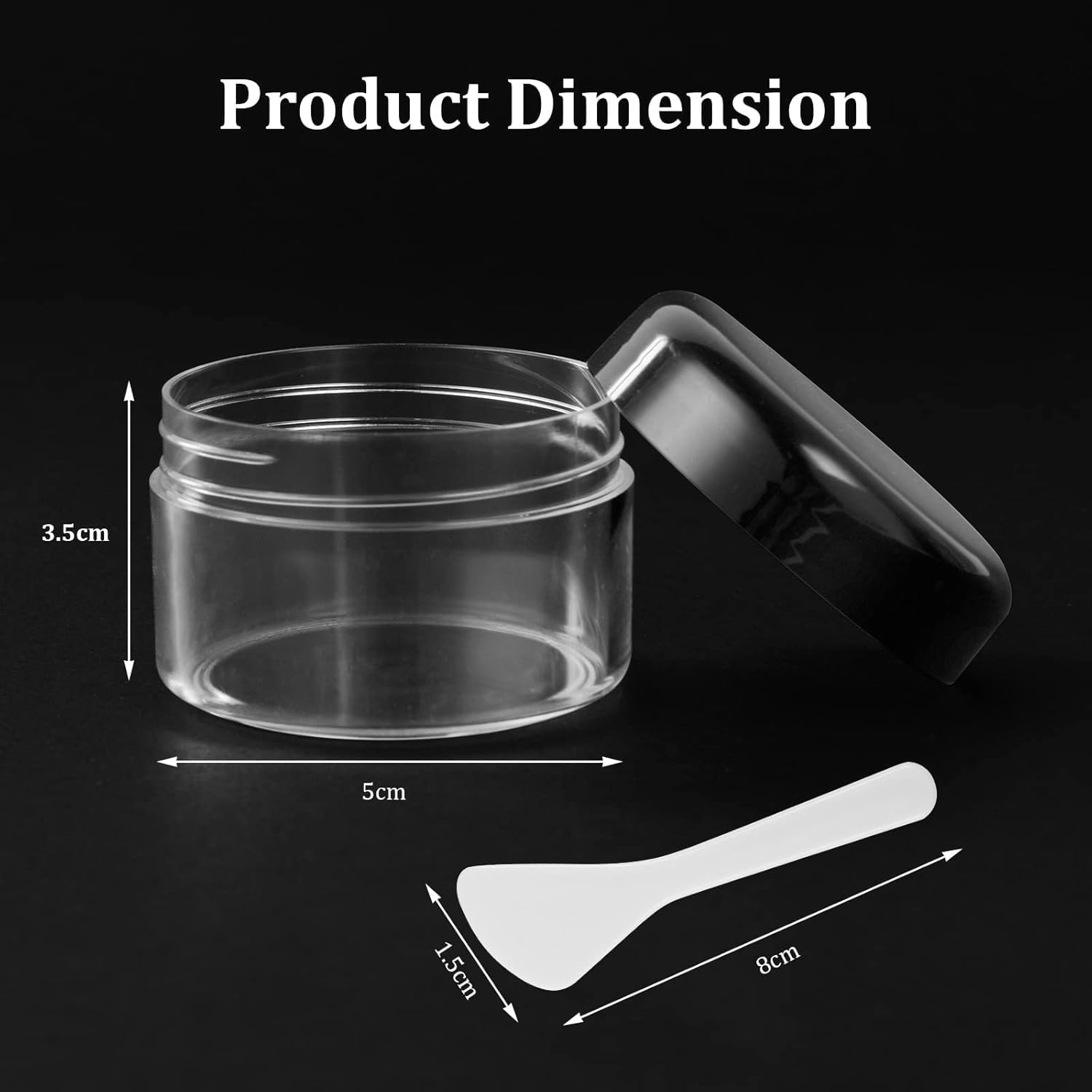 Detalle 2 de Flintronic 12PCS pots cosmétiques 50ml
