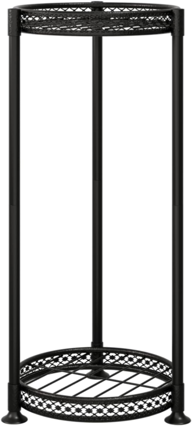 Thumbnail 6 de Bamworld 2-Tier Indoor/Outdoor Metal Plant Stand with Tripod Base